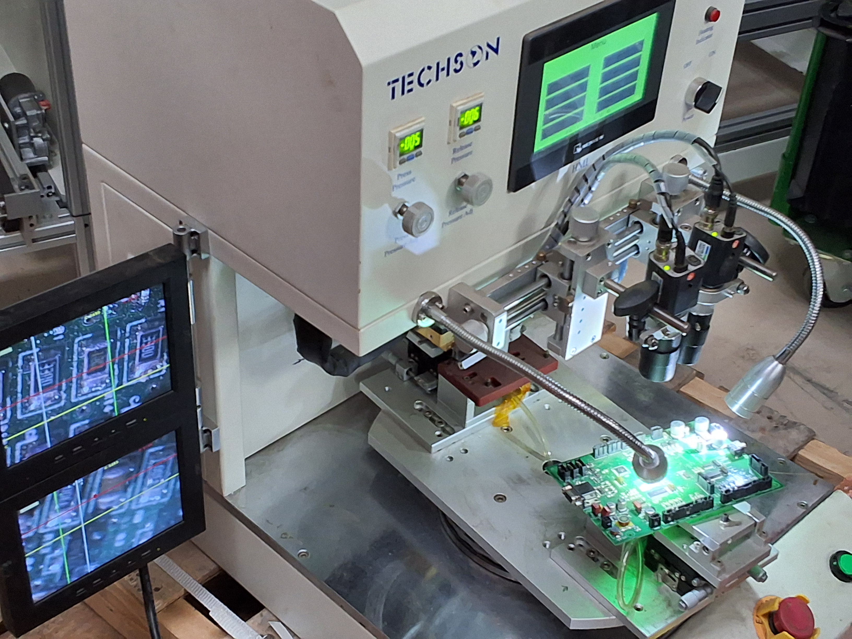 Used TECHSON TECHNOLOGY TS-P64DMU-R-SW BGA REWORK STATION MACHINE