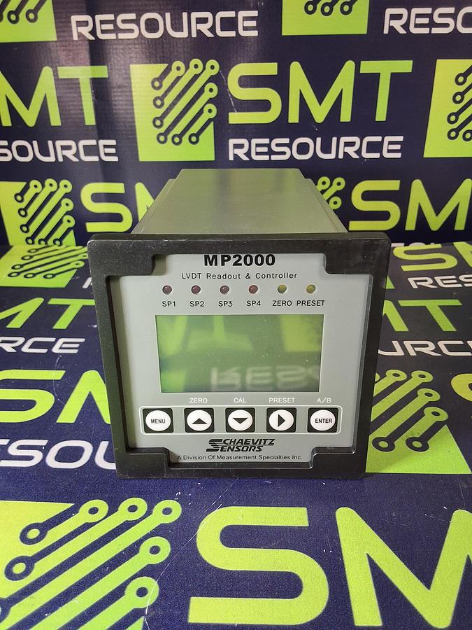 Used SCHAEVITZ SENSORS MP2000 LINEAR DIFFERENTIAL CONTROLLER 02291335-000