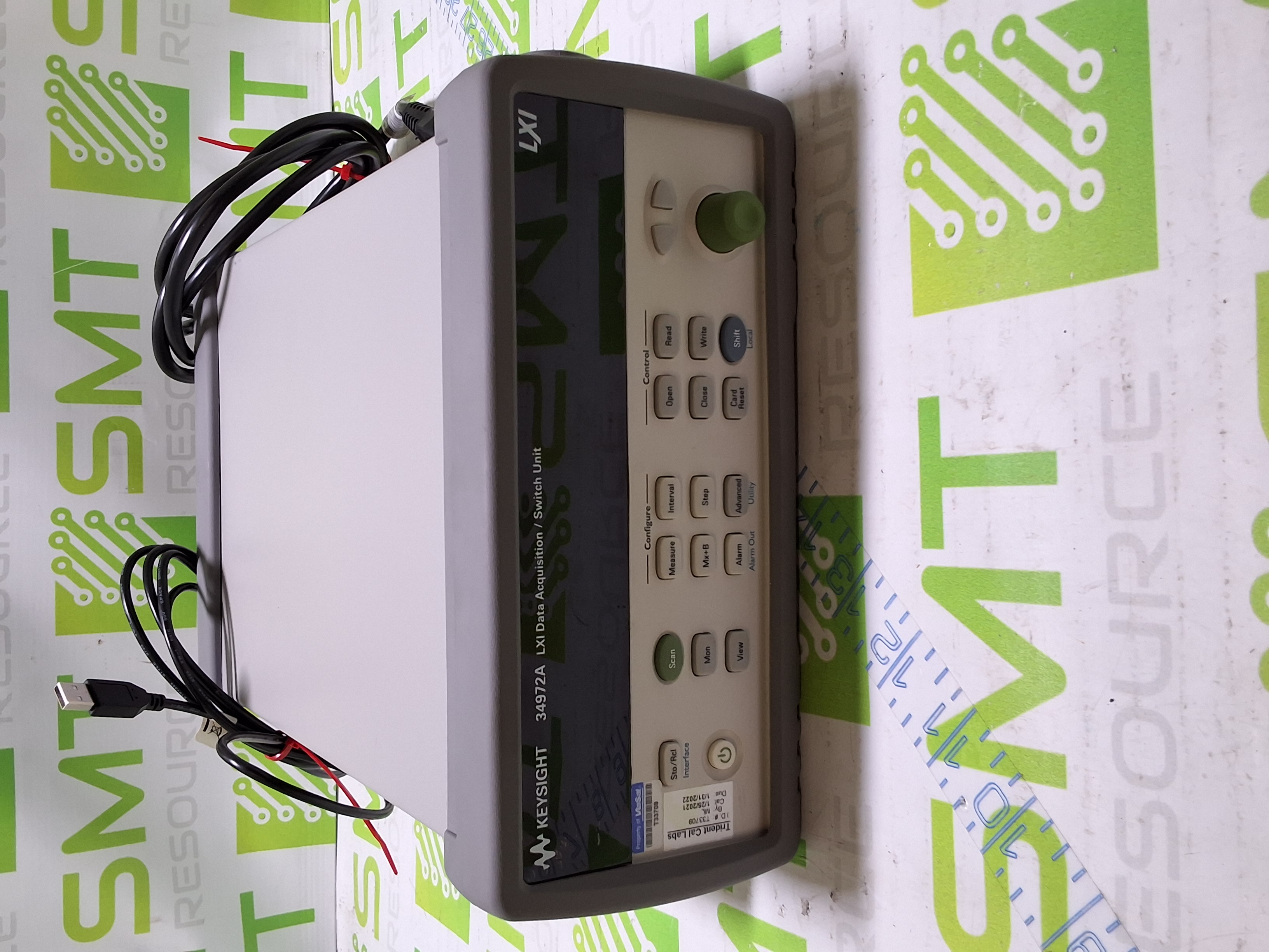 Used KEYSIGHT / AGILENT 34972A LXI DATA ACQUISITION / SWITCH UNIT