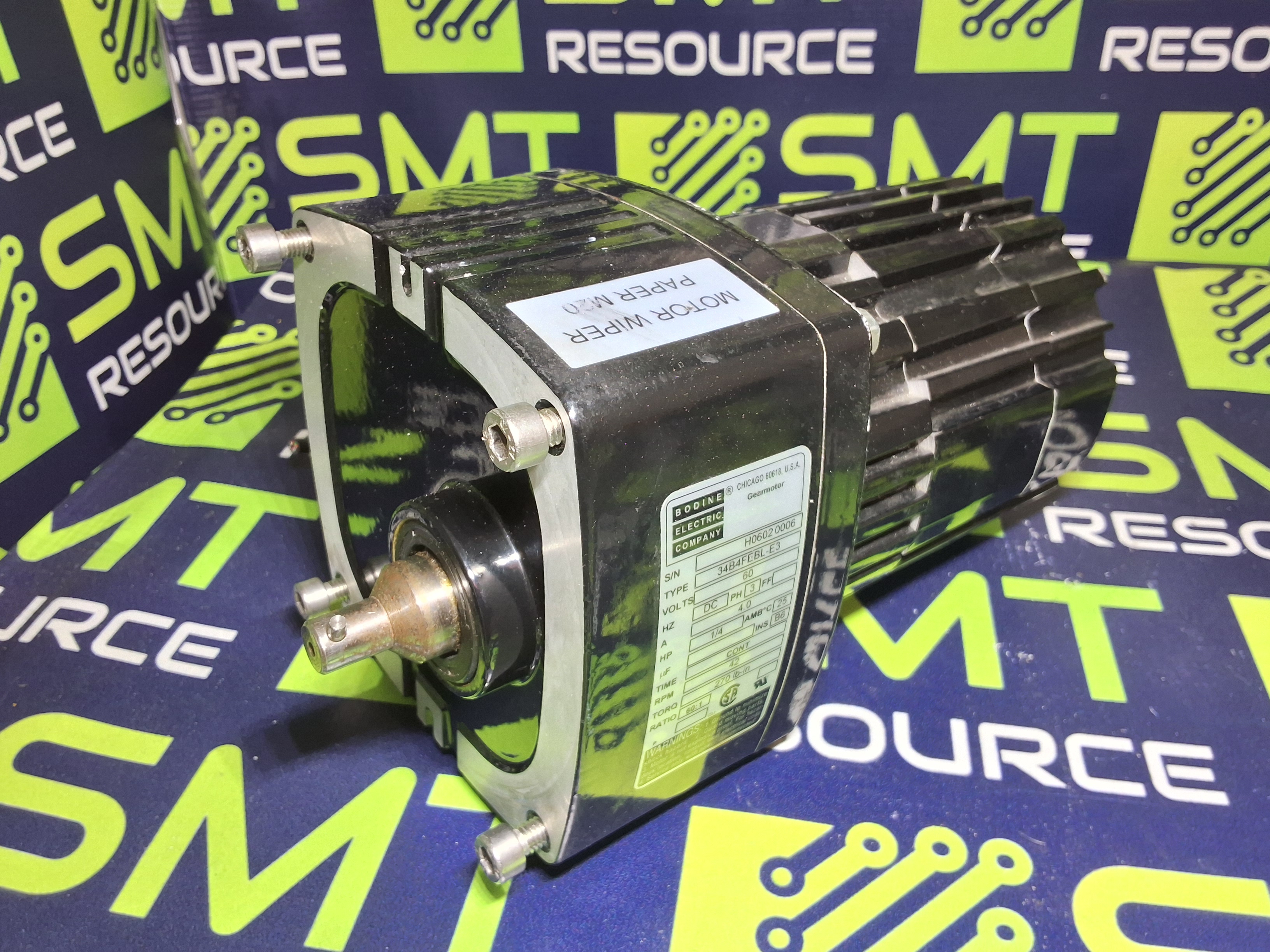 Used BODINE 34B4FEBL-E3 ELECTRIC GEAR MOTOR