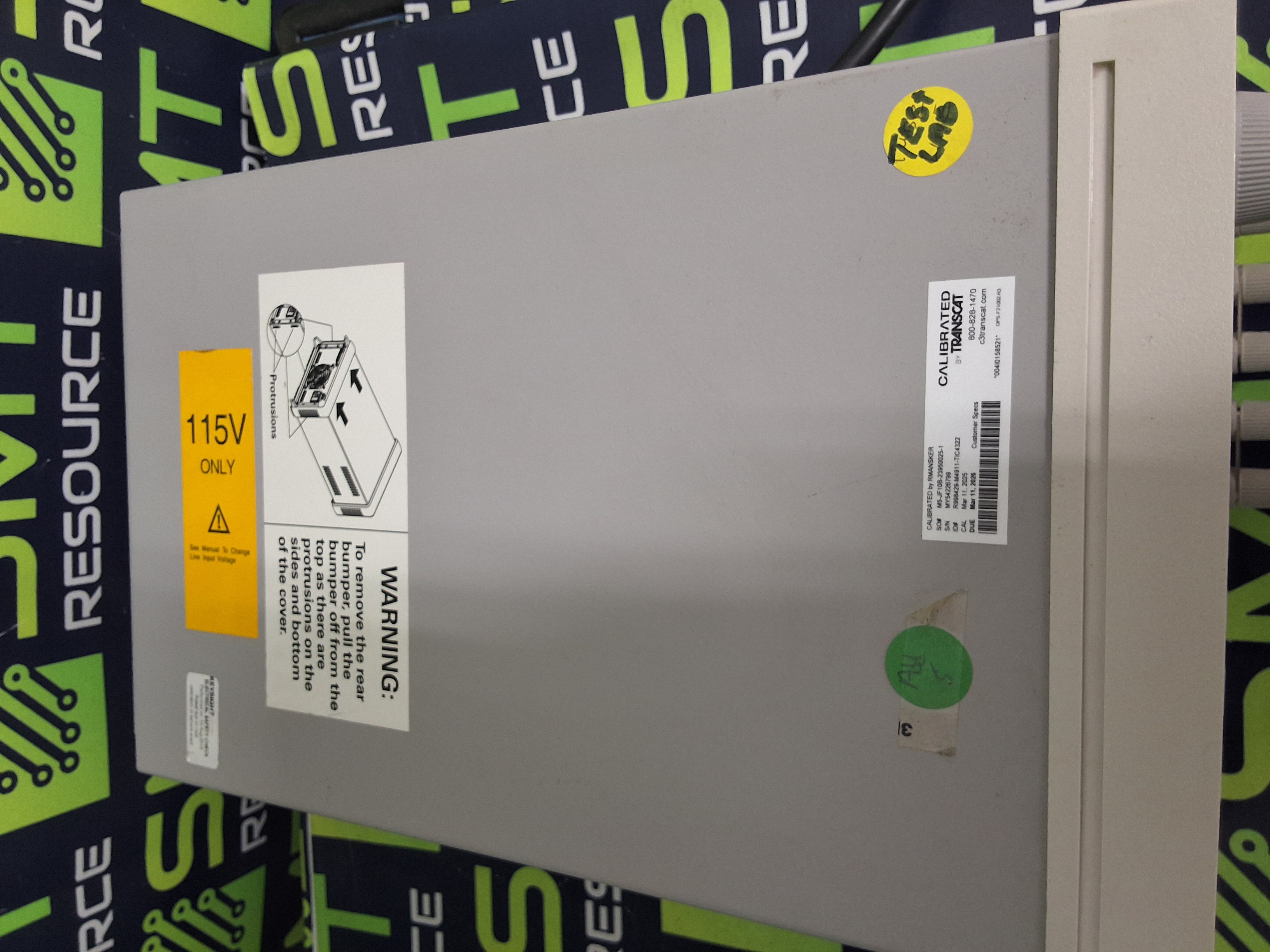 Used AGILENT E3634A DC POWER SUPPLY 0-25V 7A/0-50V 4A - TESTED & WORKING