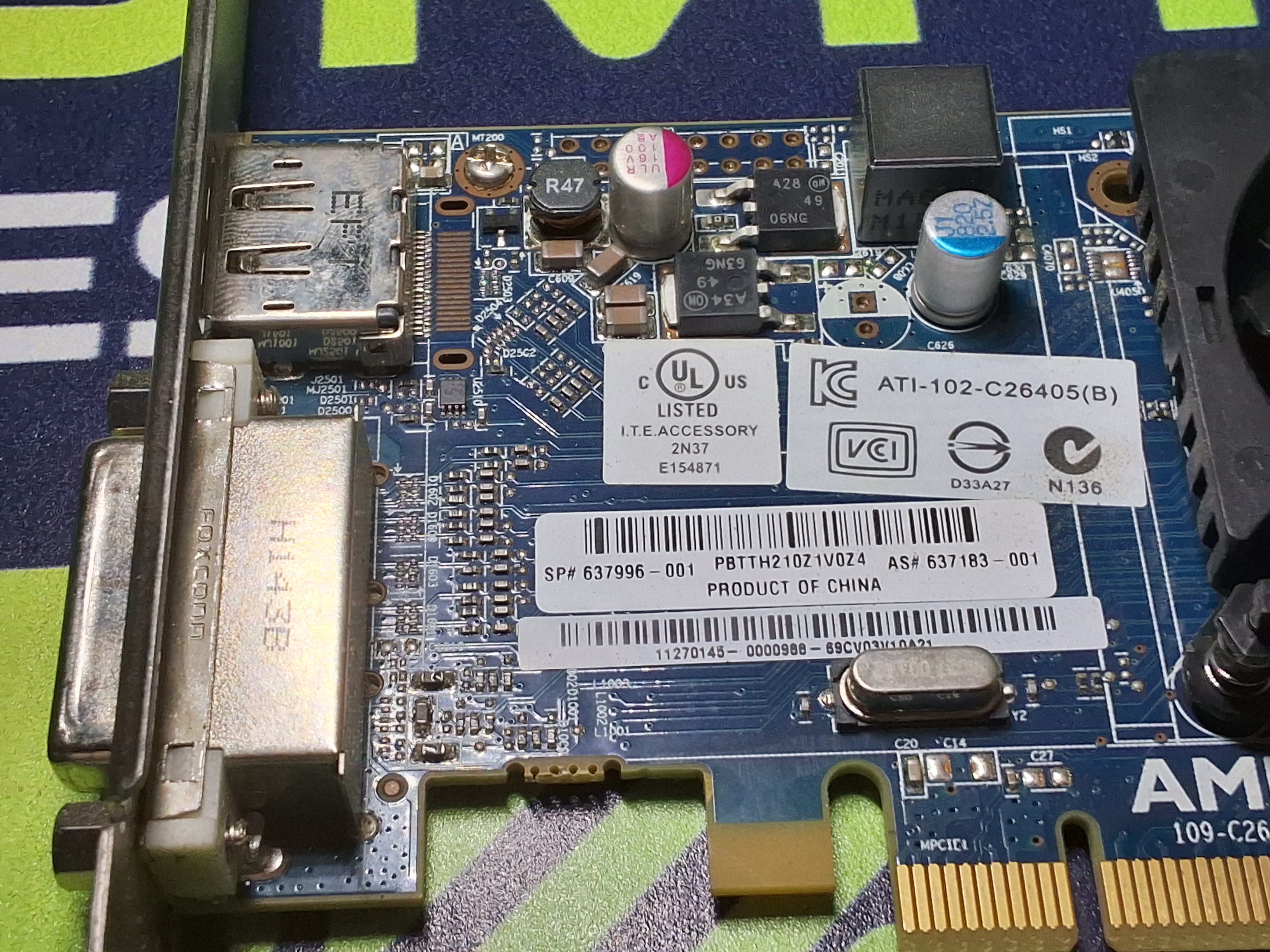 Used ATI-102-C26405 VIDEO CARD