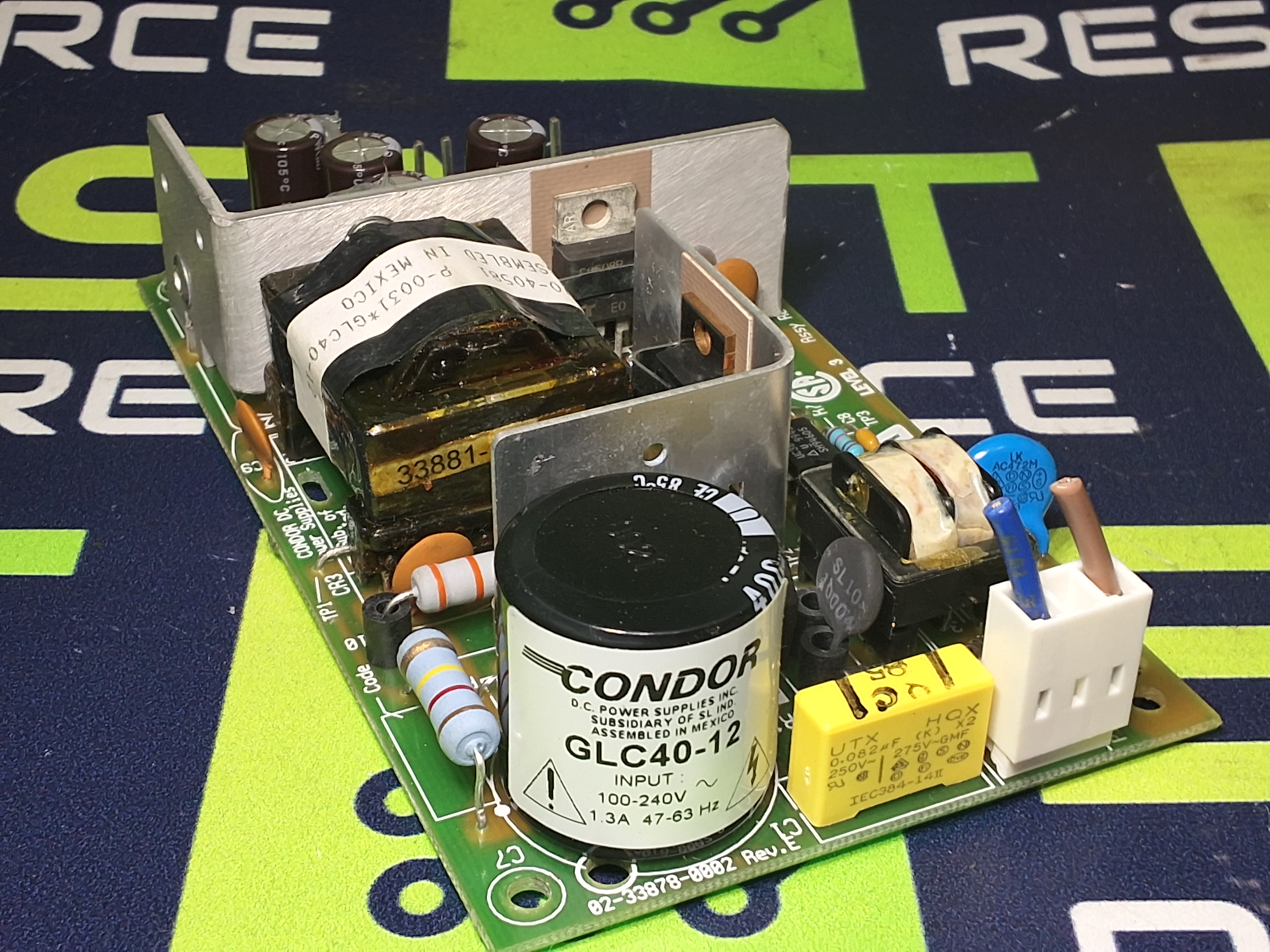 Used CONDOR GLC40-12 POWER SUPPLY 100-240V 1.3A 47-63Hz