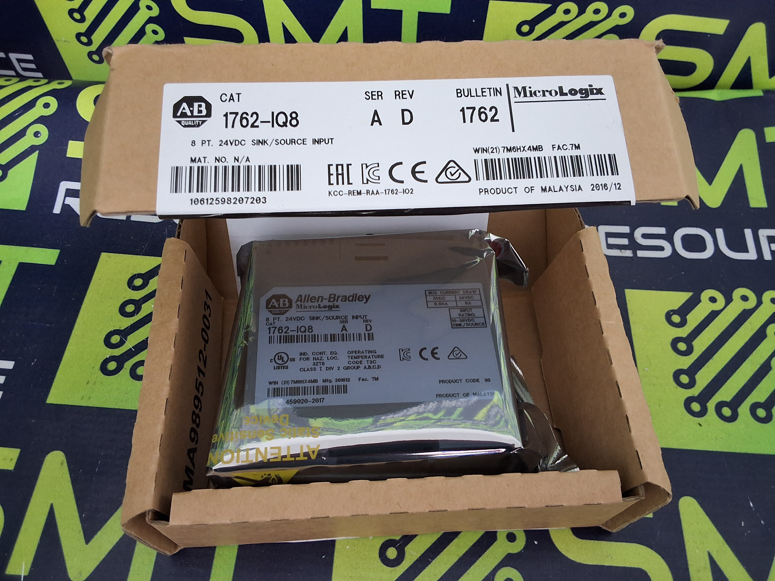 ALLEN-BRADLEY 1762-IQ8 MicroLogic EXPANSION MODULE 8-POINT 24VDC - BRAND NEW