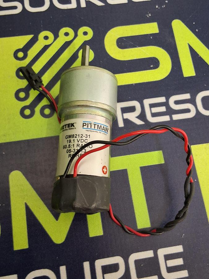 Used AMETEK PITTMAN GM8212-31 GEARMOTOR 19.1VDC 60.5:1