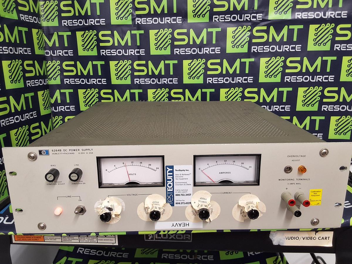 Used HP HEWLETT PACKARD 6264B DC POWER SUPPLY 0-20V/0-20A