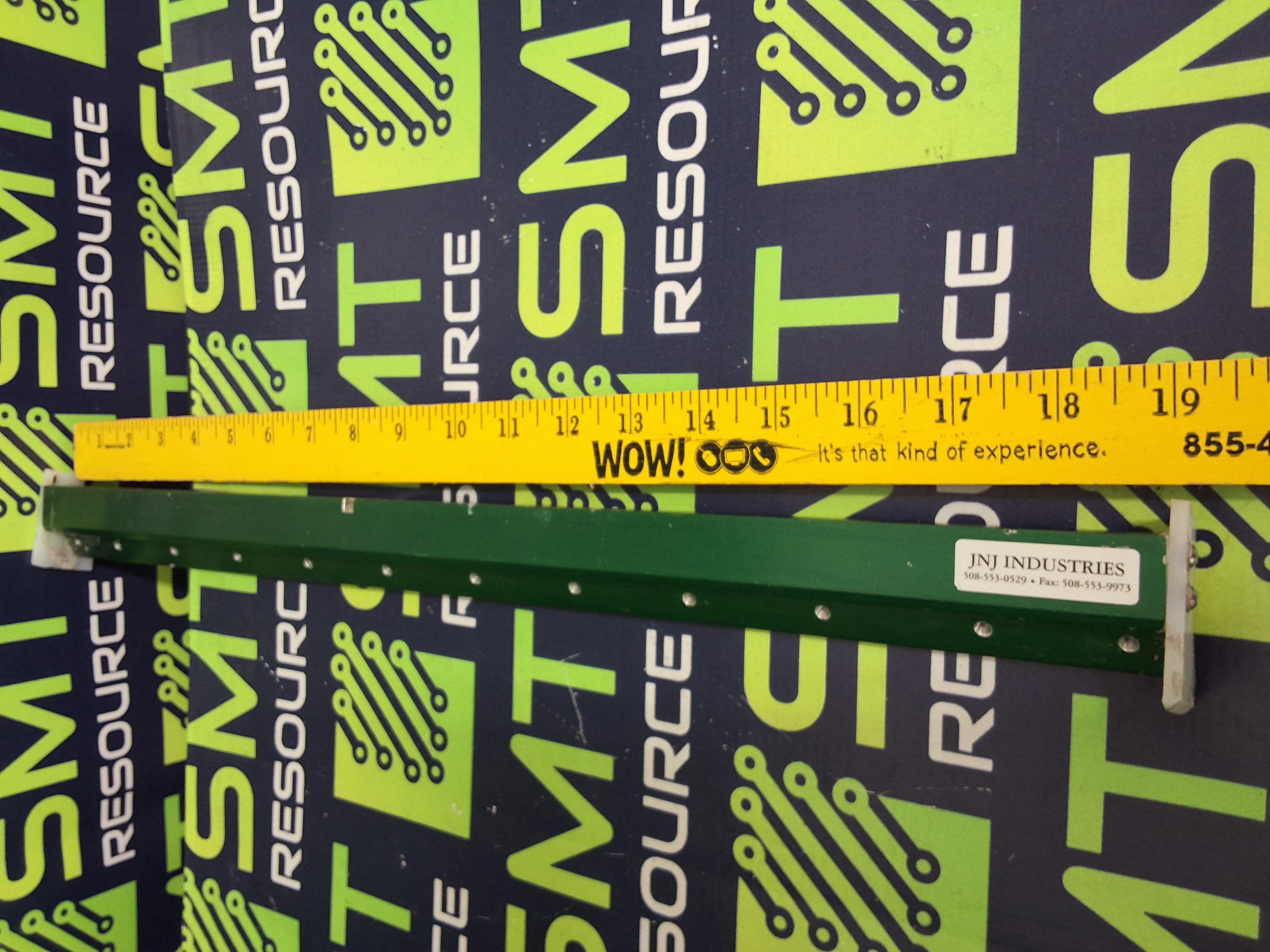 Used DEK JNJ INDUSTRIES 19in SQUEEGEE BLADE SET