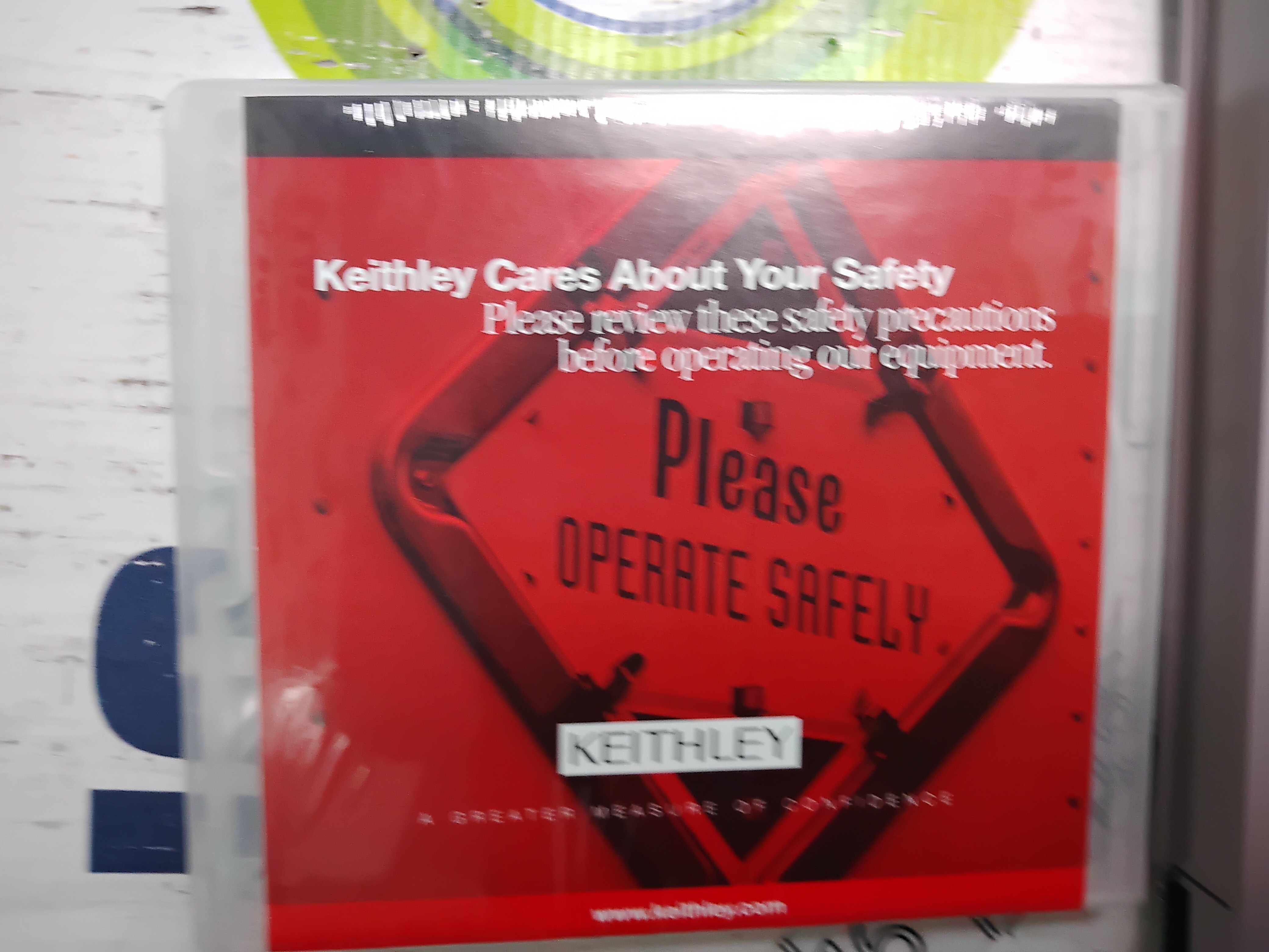 KEITHLEY INSTRUMENTS 7711 RF MODULE WITH INSTRUCTION DISK