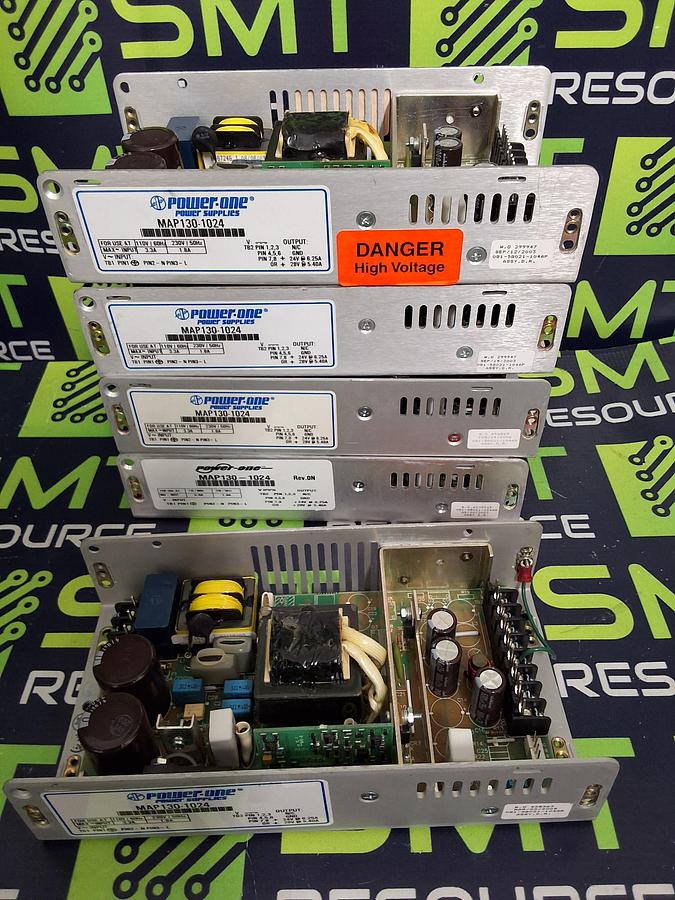 Used POWER-ONE MAP130-1024 POWER SUPPLY 1.8/3.3AMP 110/230VAC 24VDC 50/60Hz