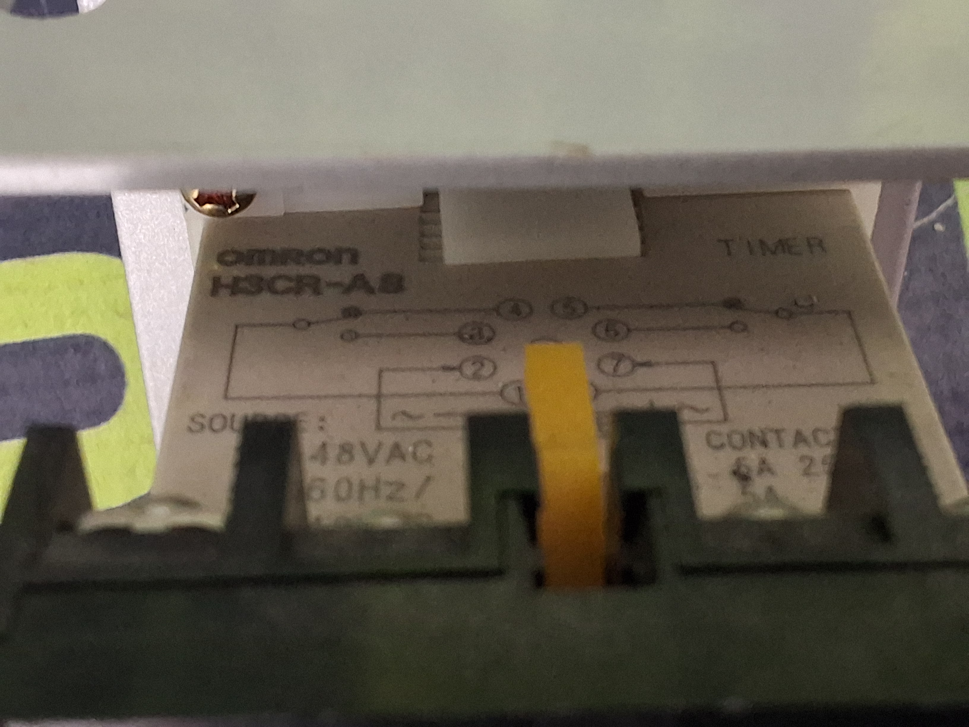 Used OMRON H3CR-A8 TIMER 5A 250VAC 30VDC