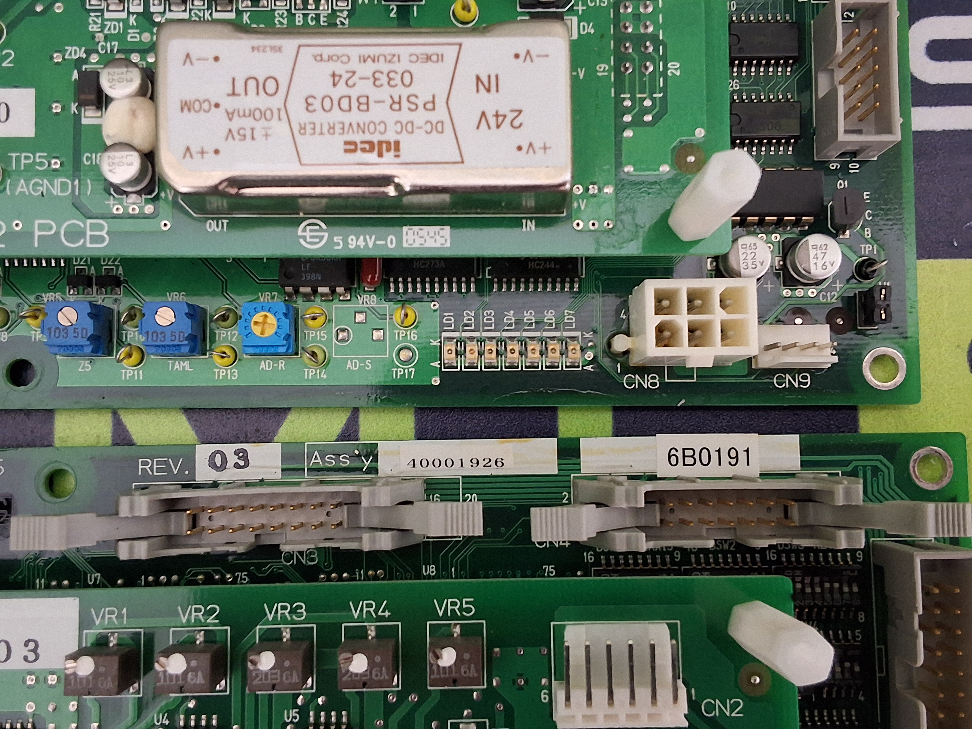 Used JUKI 40001925 HEAD MAIN PCB WITH JUKI 40001980