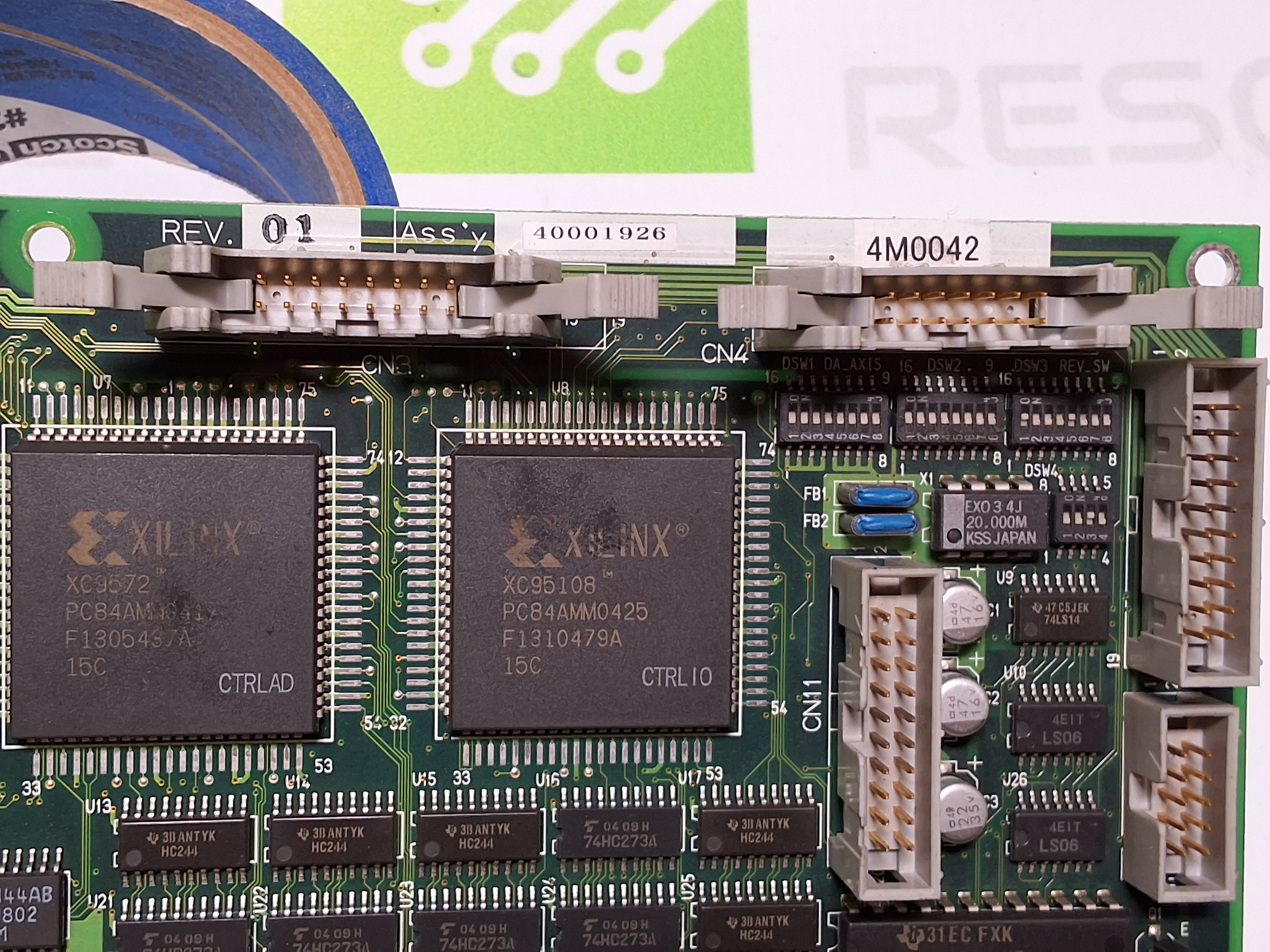 Used JUKI 40001925 HEAD MAIN PCB