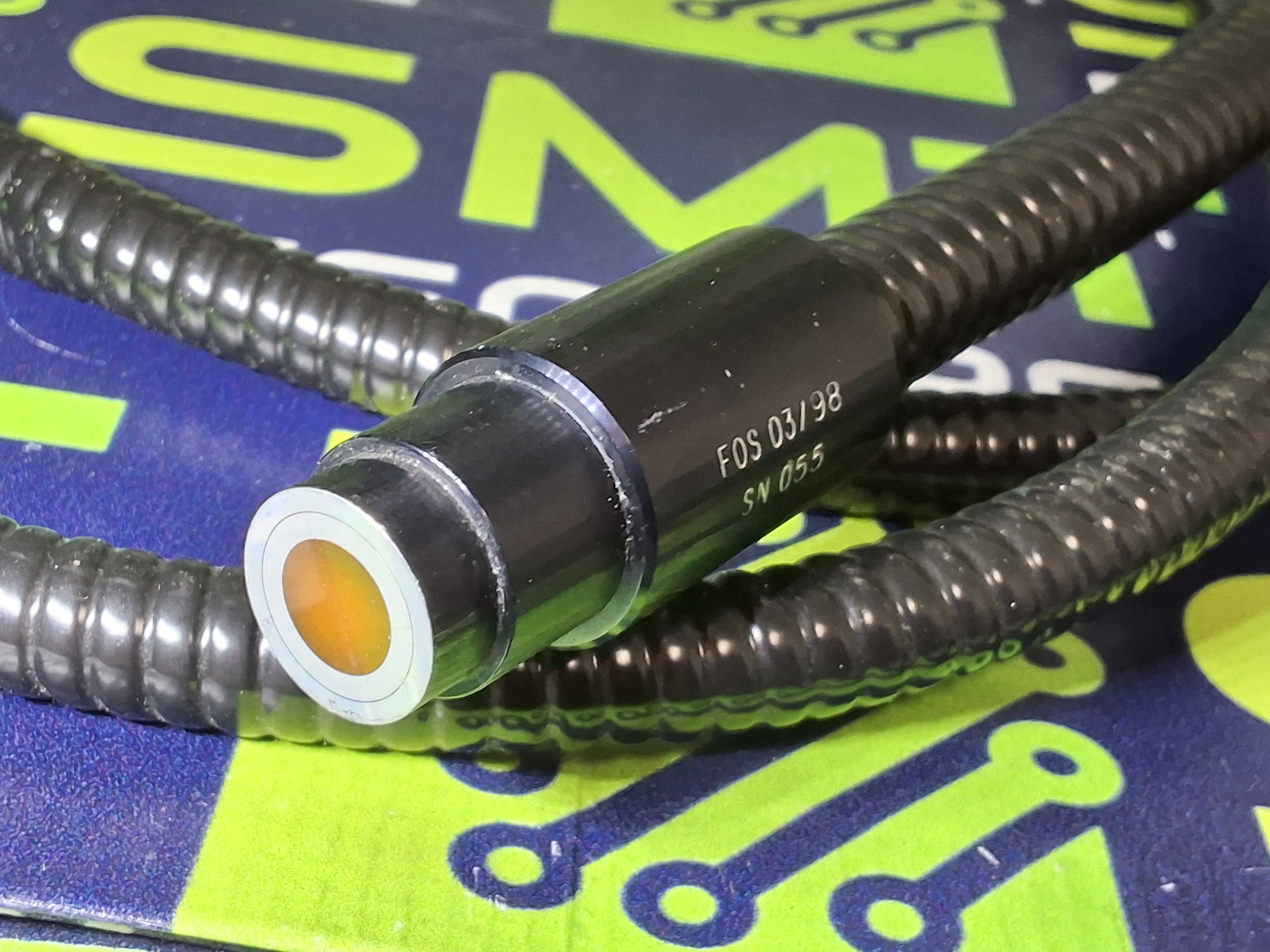 Used FOSTEC FOS 03/98 FIBER OPTIC CABLE ASSEMBLY SN 055