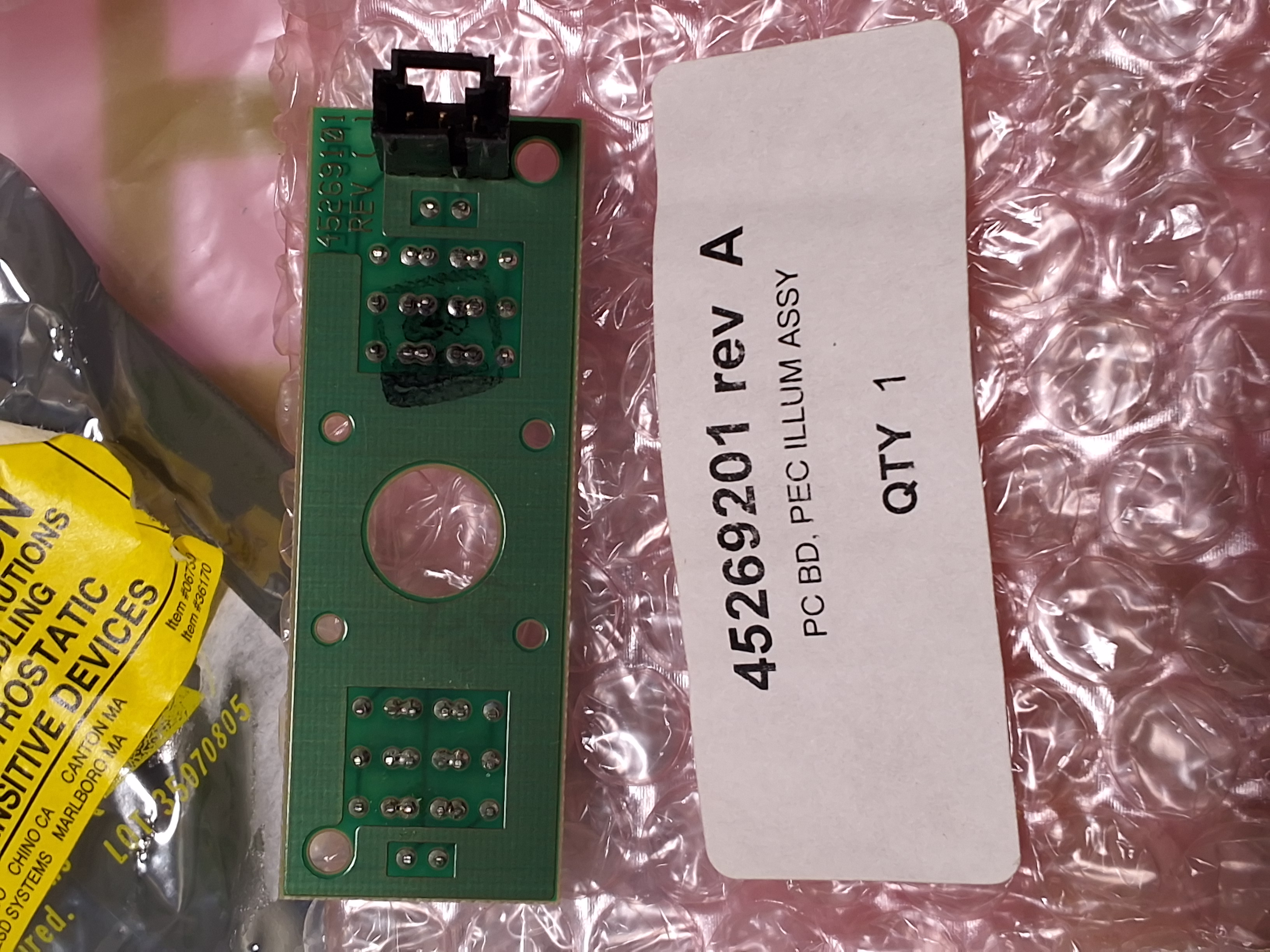 UNIVERSAL INSTRUMENTS 45269201-A REV A PC BD PEC ILLUM ASSEMBLY - BRAND NEW