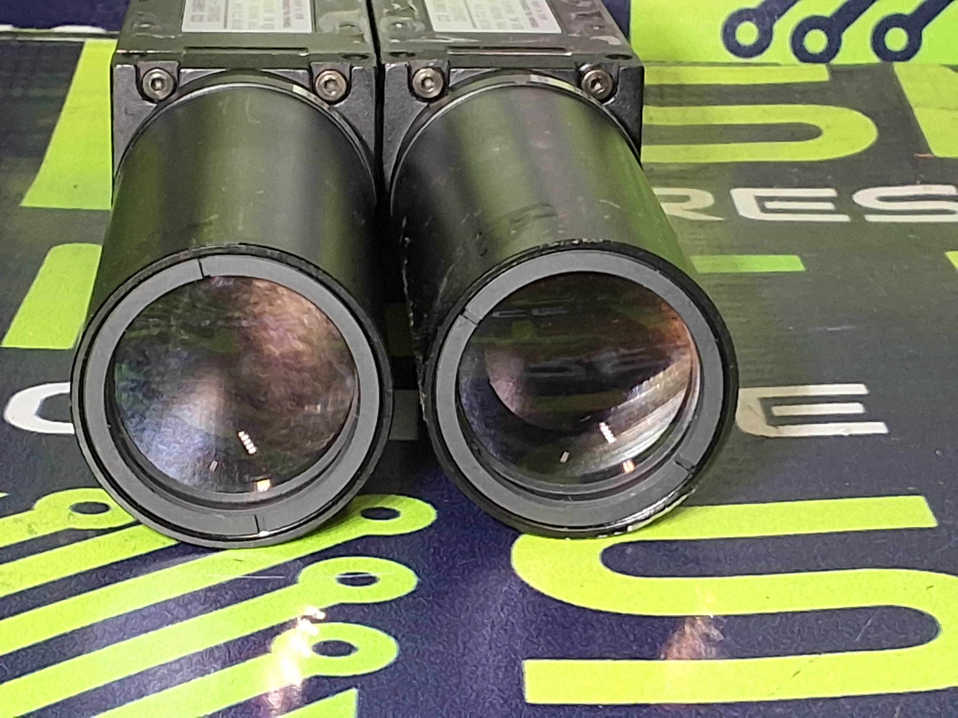 Used TOSHIBA CCD CAMERA CS8420i-11 WITH LENS - LOT OF 2 -