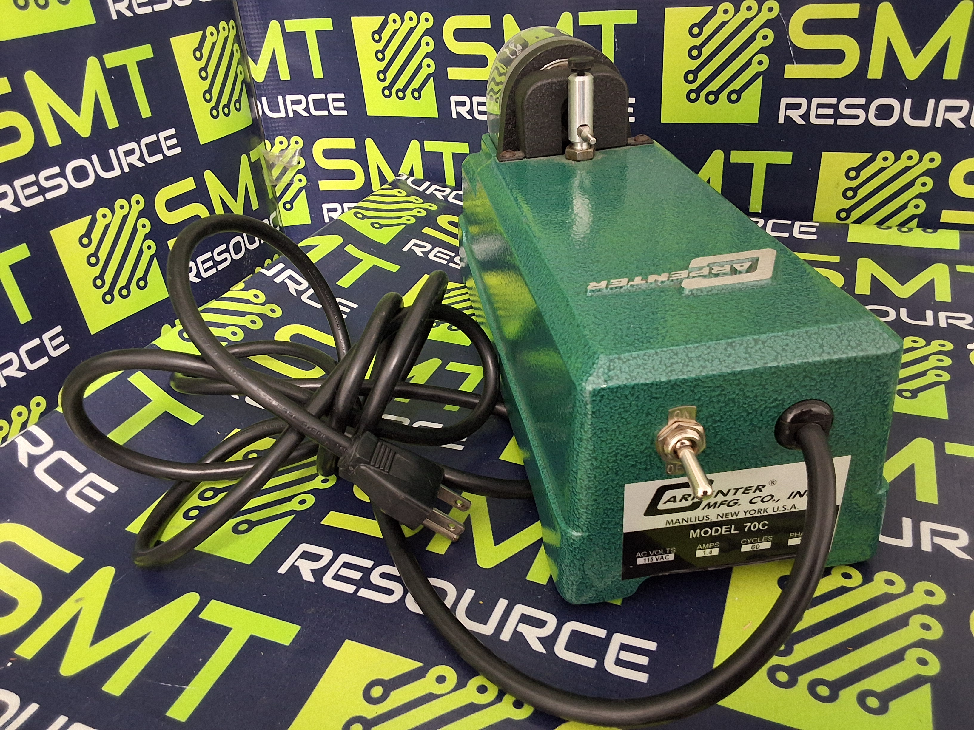 Used CARPENTER MFG. MODEL 70C BENCHTOP ROTARY WIRE AND CABLE STRIPPER