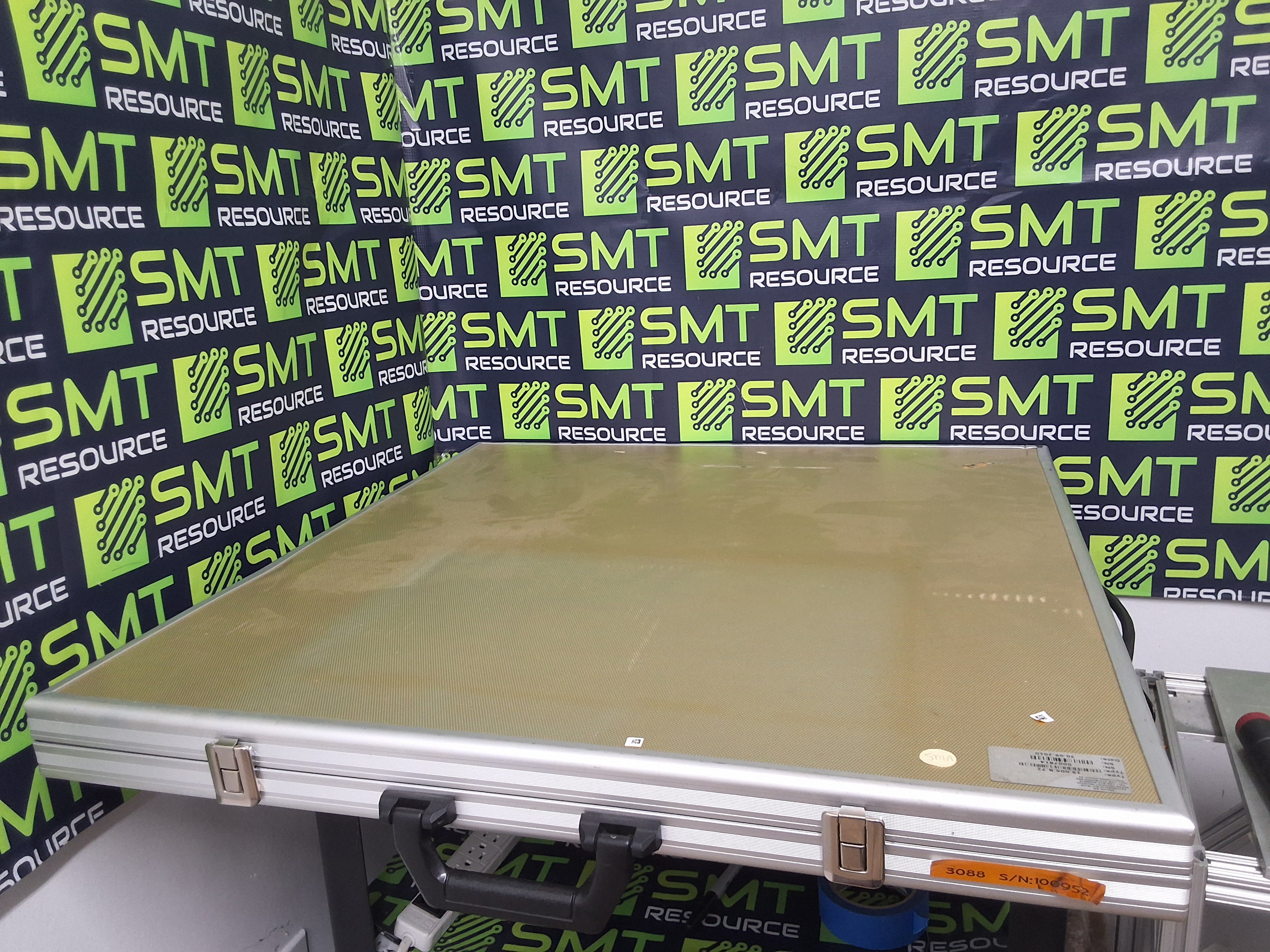 Used VISCOM AG AOI/AXI 15.005.B.72 CALIBRATION GLASS PLATE