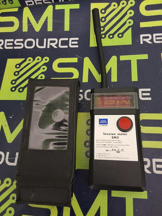 Used MULCO / BINDER MAGNETIC TENSION METER SM3 WITH CASE
