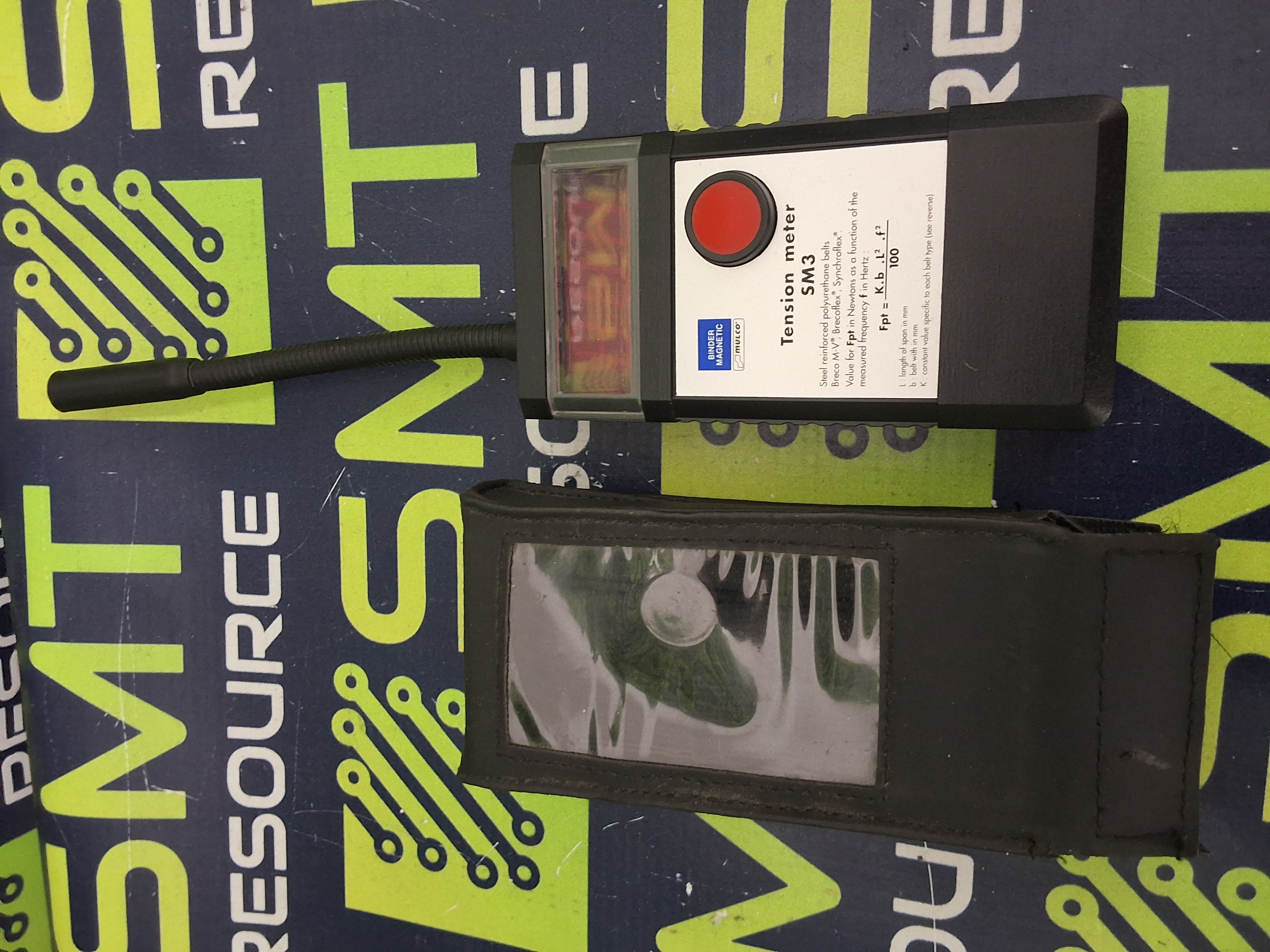 Used MULCO / BINDER MAGNETIC TENSION METER SM3 WITH CASE