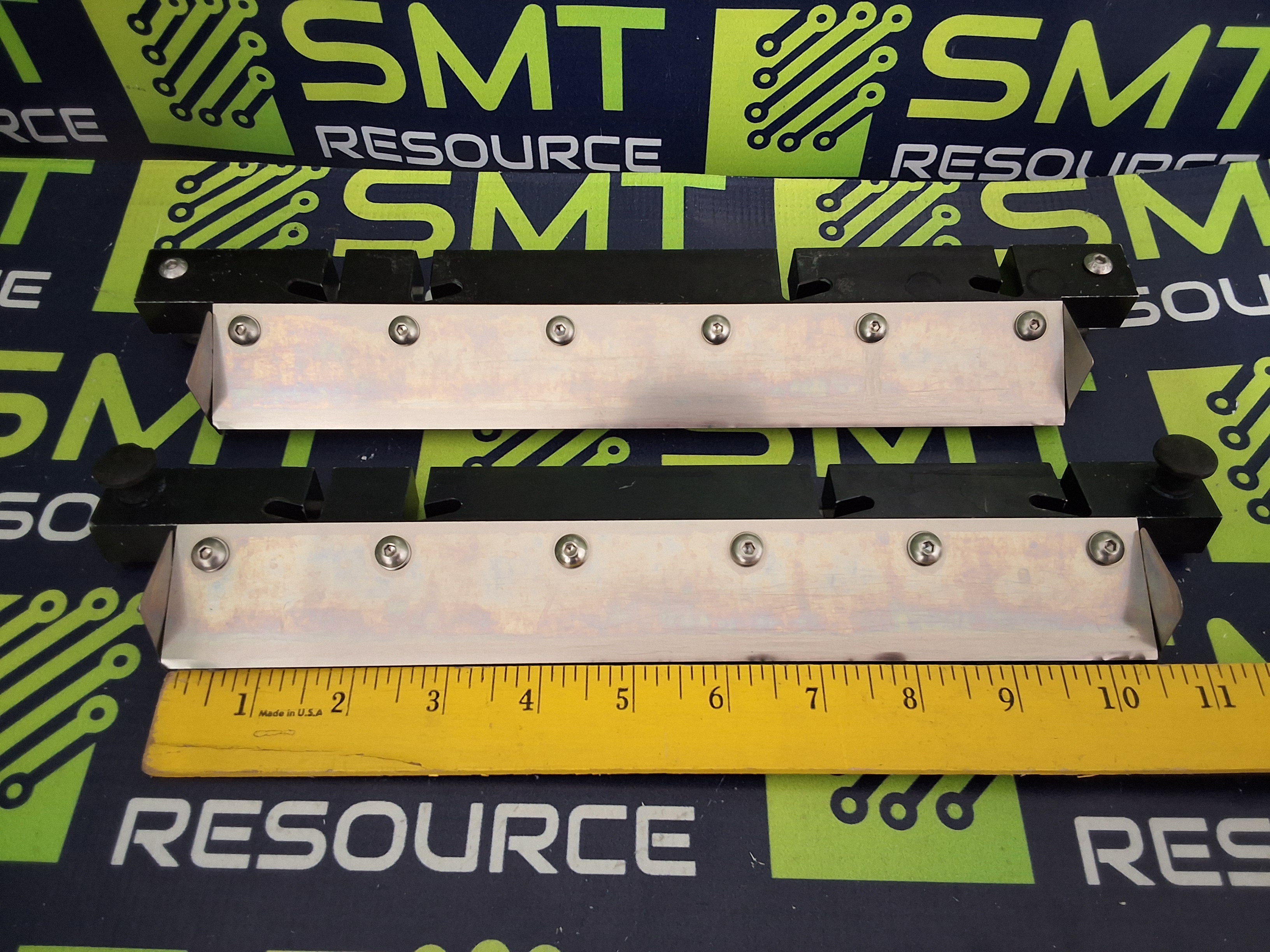 Used SPEEDPRINT SMT PRINTER SQUEEGEE BLADE ASSEMBLY 10.6in / 270mm