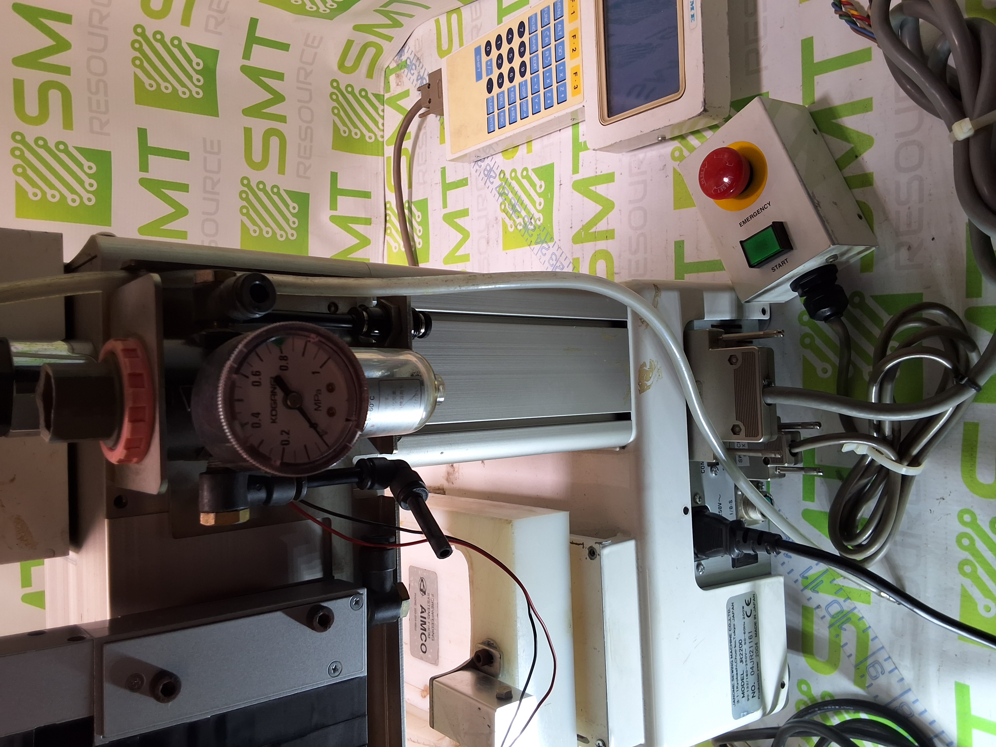 Used JANOME JR2200 MINI ROBOT WITH JANOME JP-F2 TEACH PENDANT 