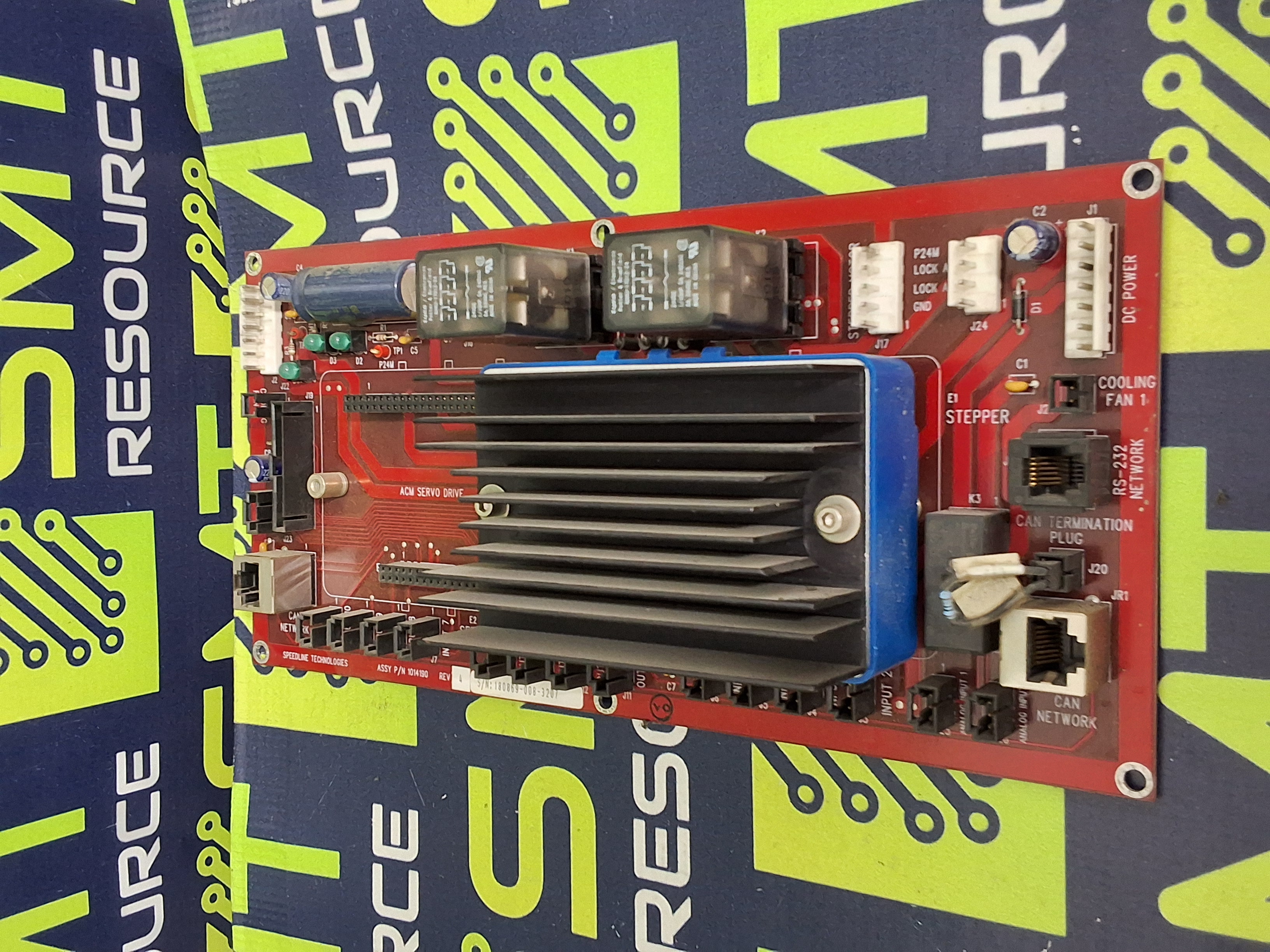 Used SPEEDLINE TECHNOLOGIES 1014190 SERVO DRIVE BOARD
