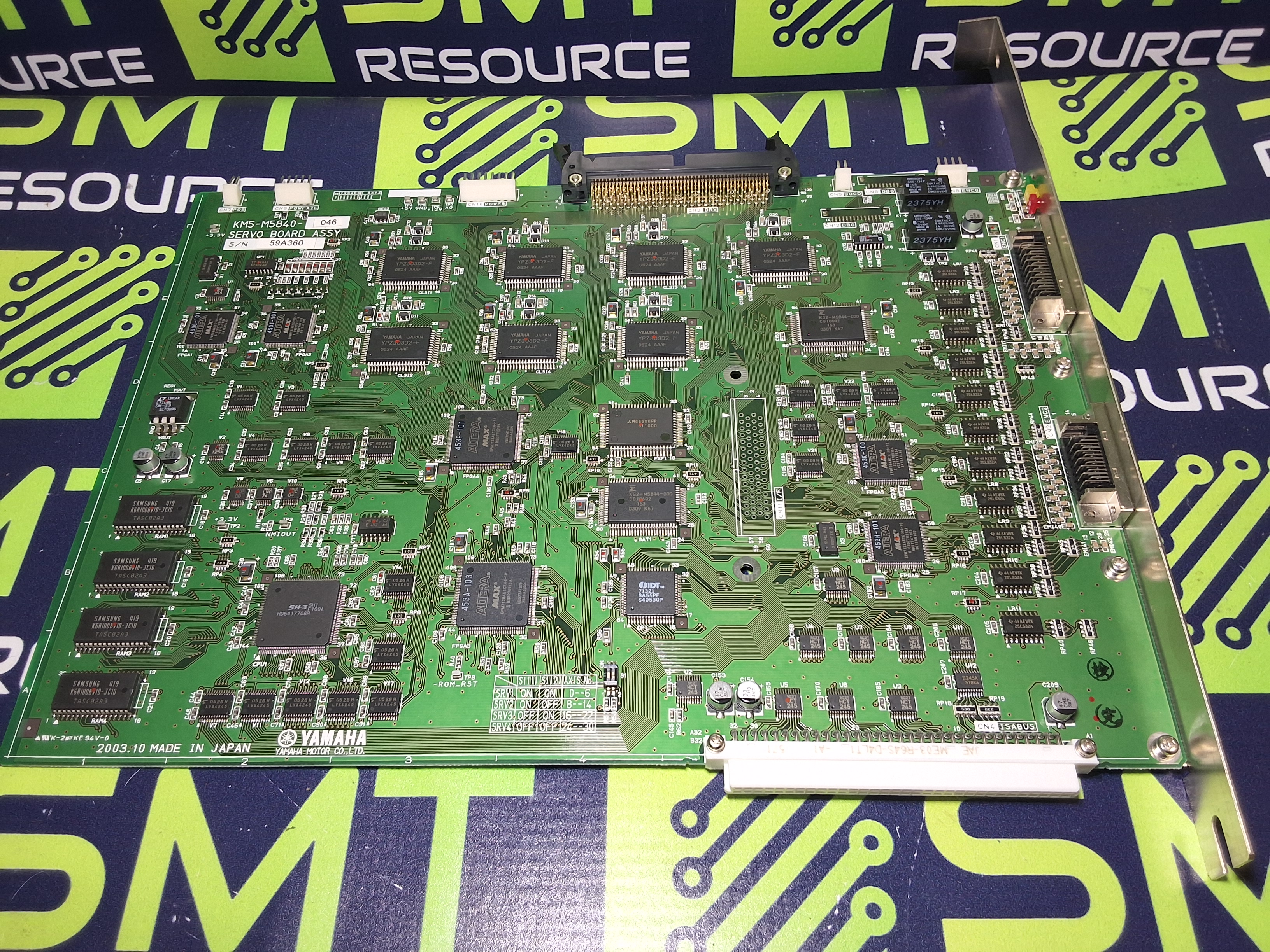 Used YAMAHA KM5-M5840-046 SERVO BOARD ASSY