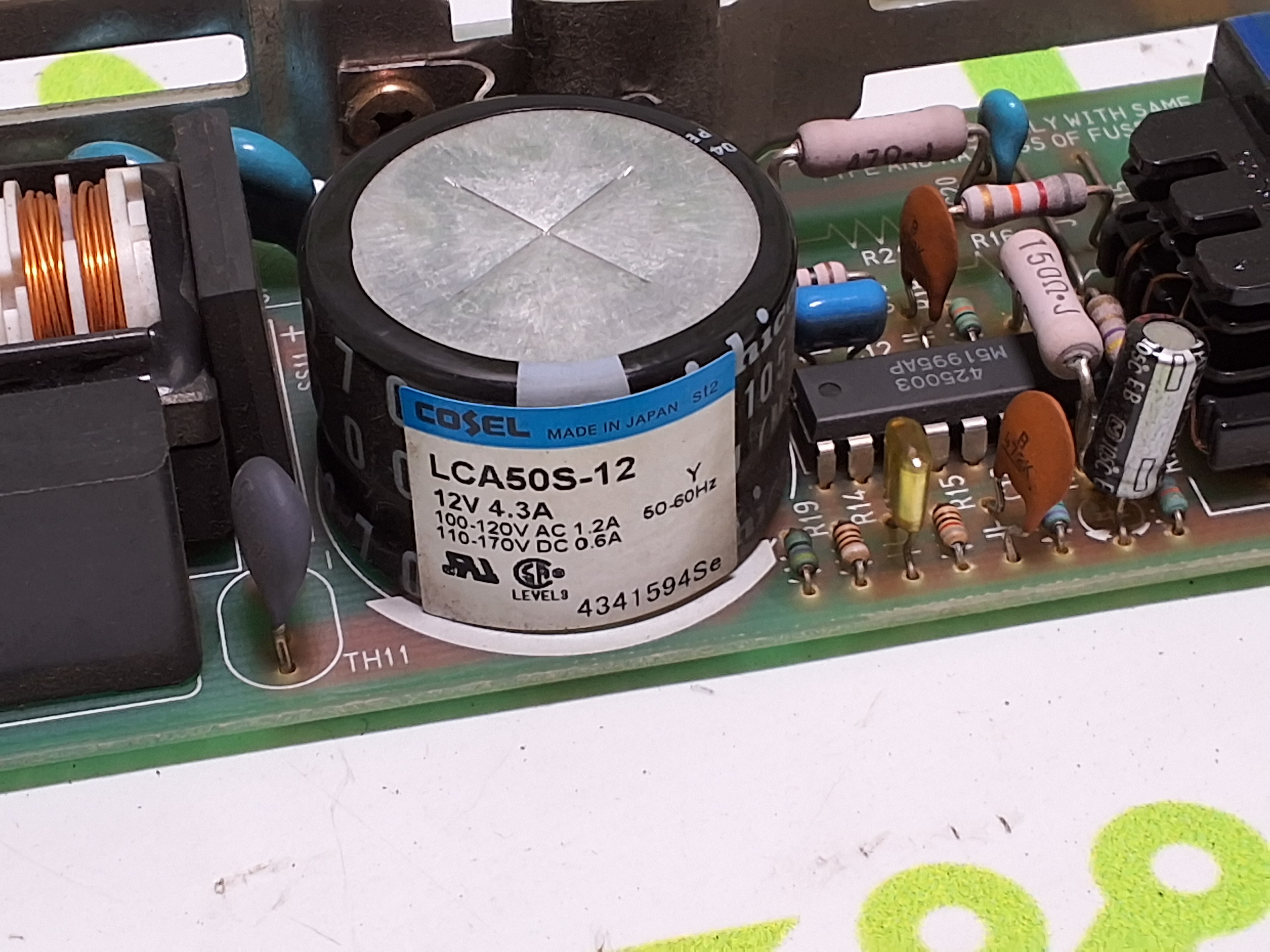 Used COSEL LCA50S-12 POWER SUPPLY