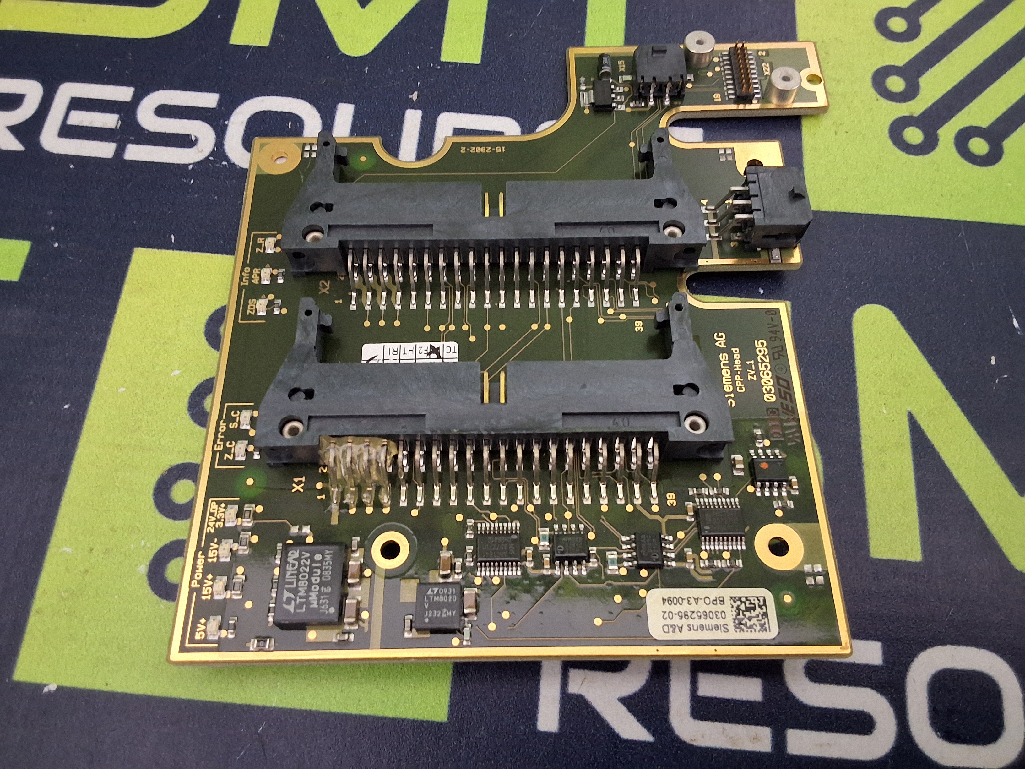 Used SIEMENS 03065295-02 CPP HEAD ADAPTER CIRCUIT BOARD BPO-A3-0094