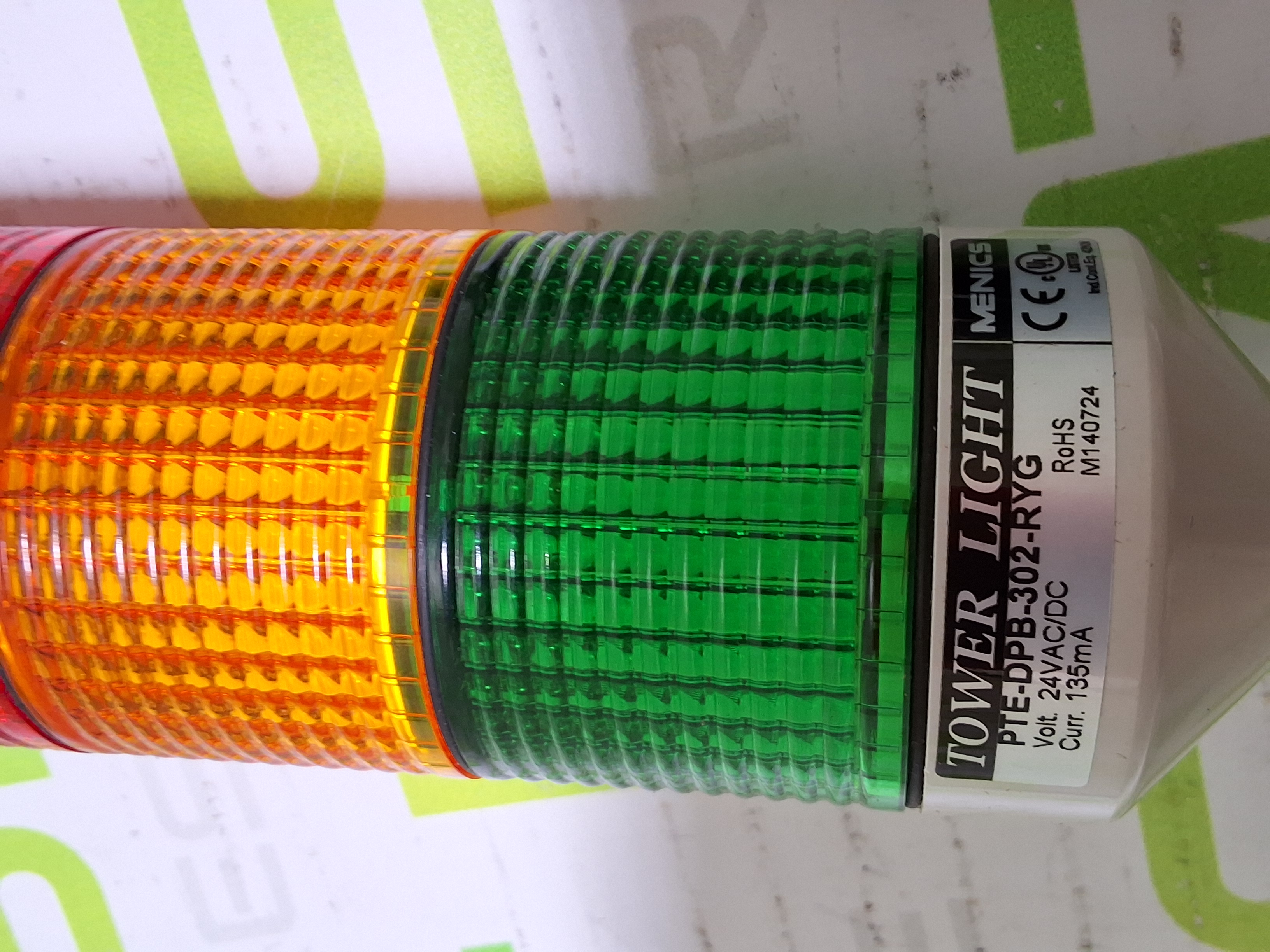 Used MENICS PTE-DPB-302-RYG TOWER LIGHT