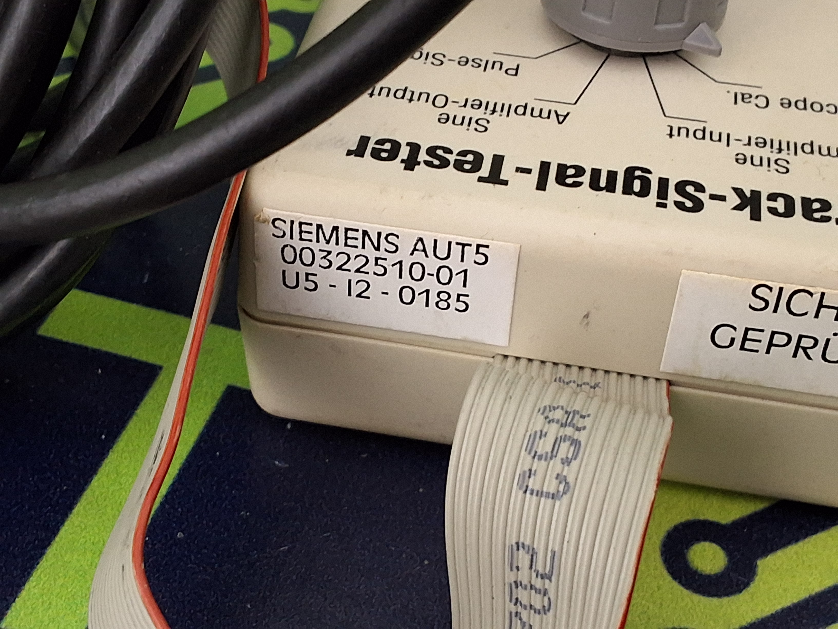 Used SIEMENS 00322510-01 / 322510 TRACK-SIGNAL-TESTER