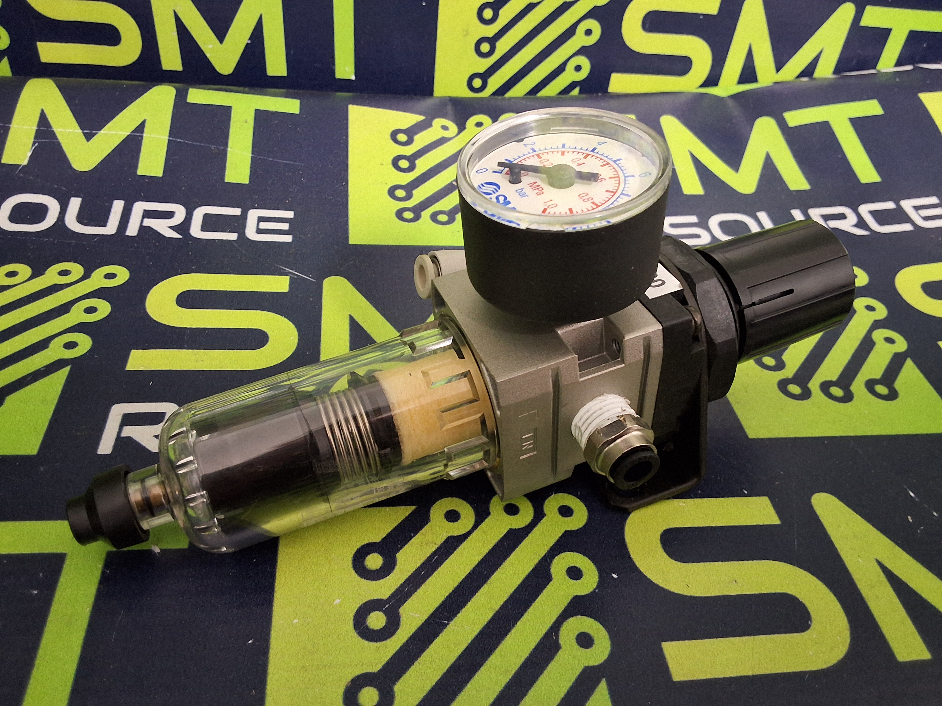 Used SMC EAW2000-F02D PNEUMATIC FILTER REGULATOR 0.05 to 0.85 MPa