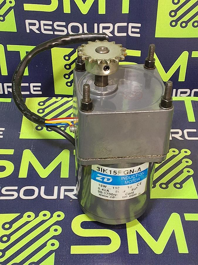 Used ZD 3IK15RGN-A INDUCTION MOTOR WITH 3GN15K GEAR HEAD