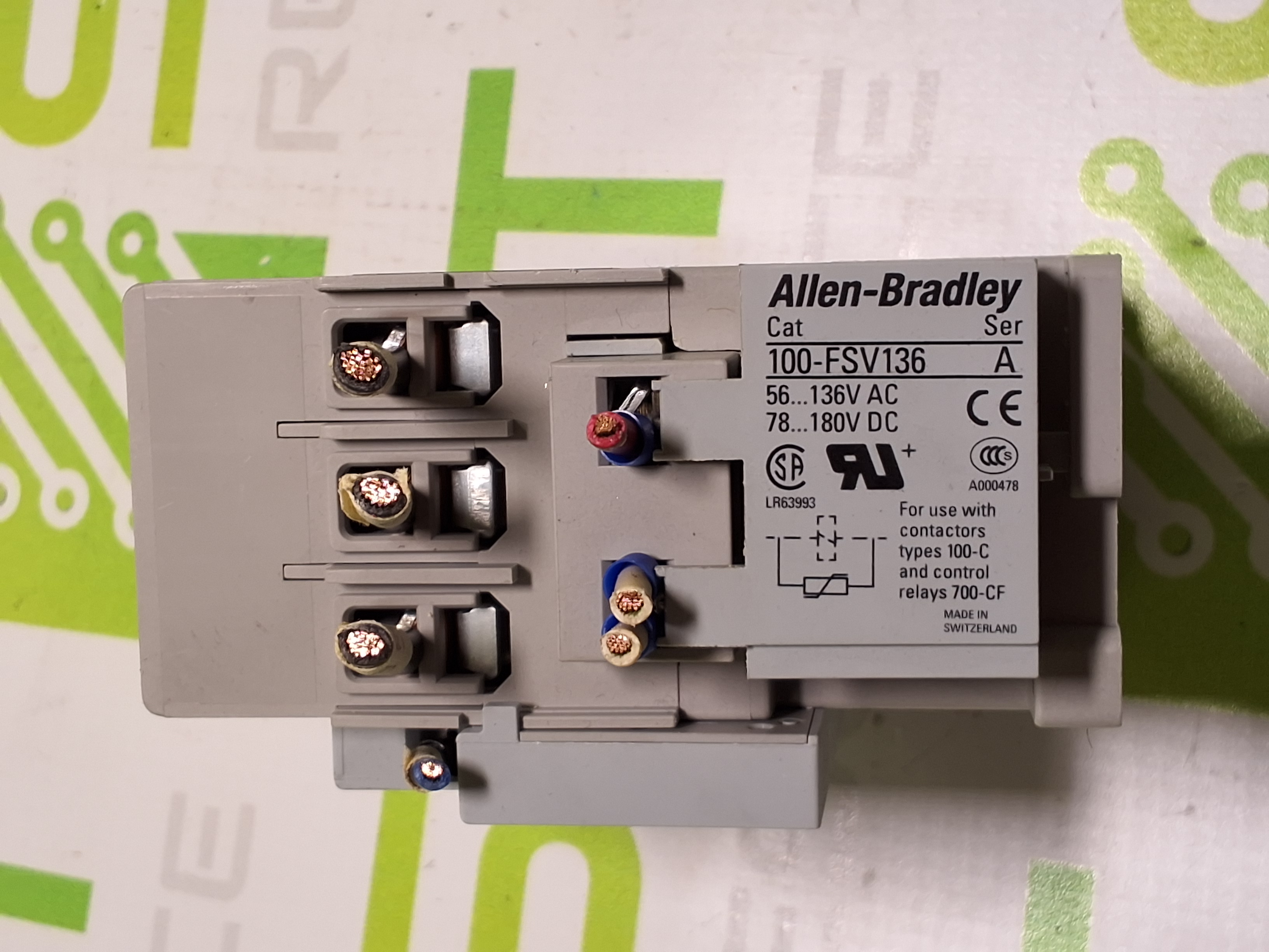 Used ALLEN-BRADLEY 100-C37*00 CONTACTOR