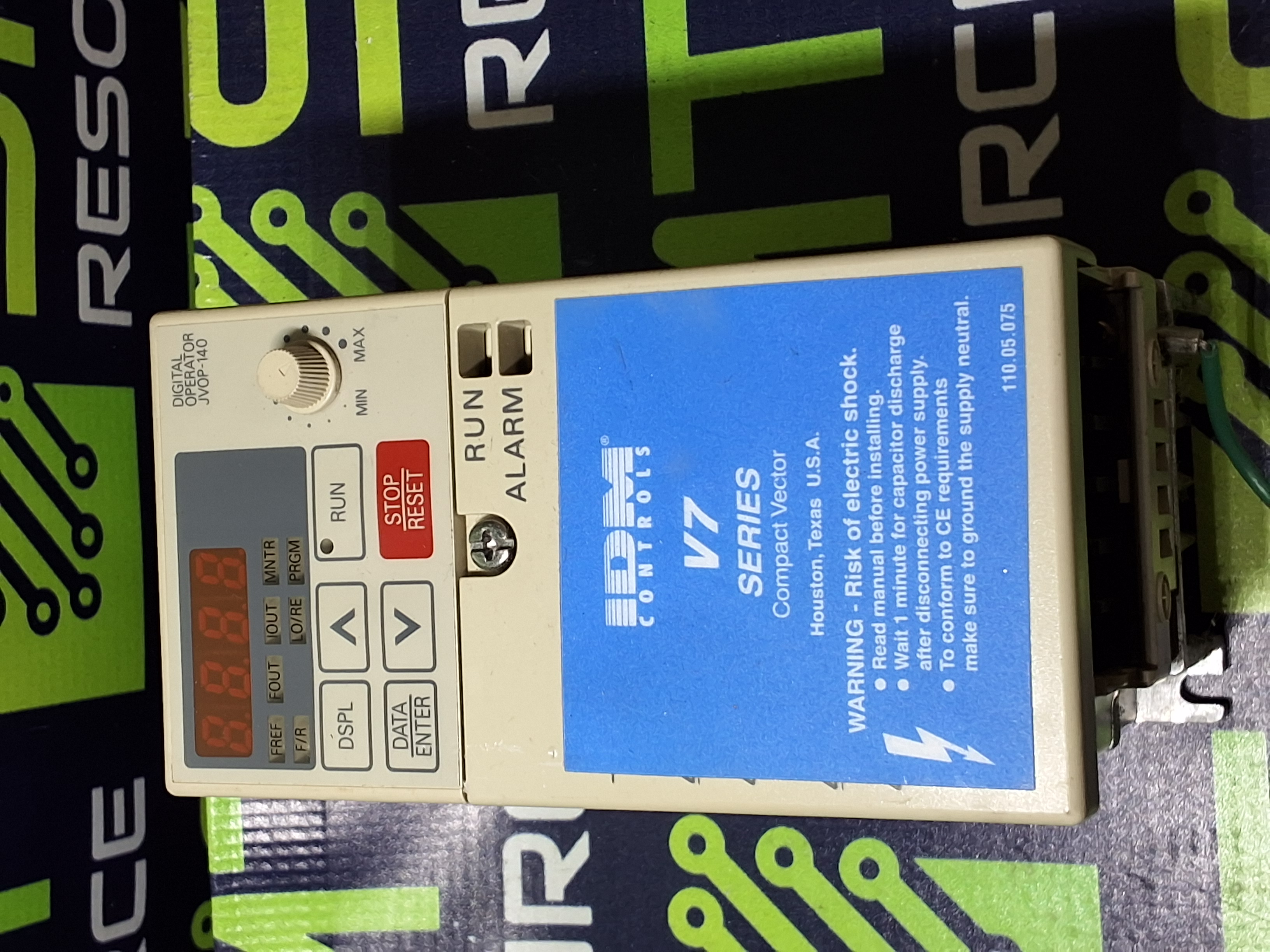 Used IDM CONTROLS CIMR-V7AU20P4 3 PHASE INVERTER DRIVE