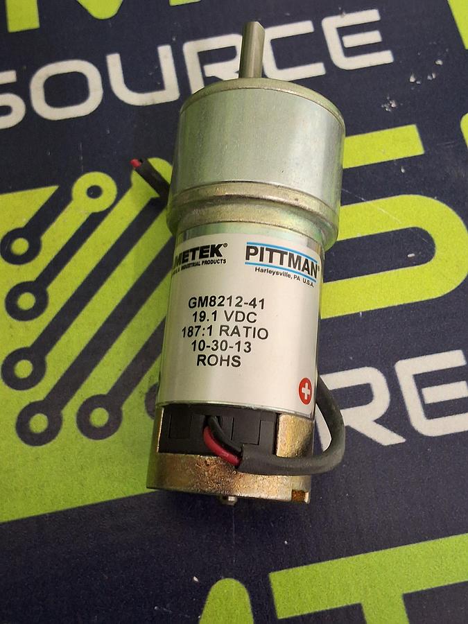 Used AMETEK PITTMAN GM8212-41 GEARMOTOR 19.1VDC 187:1 