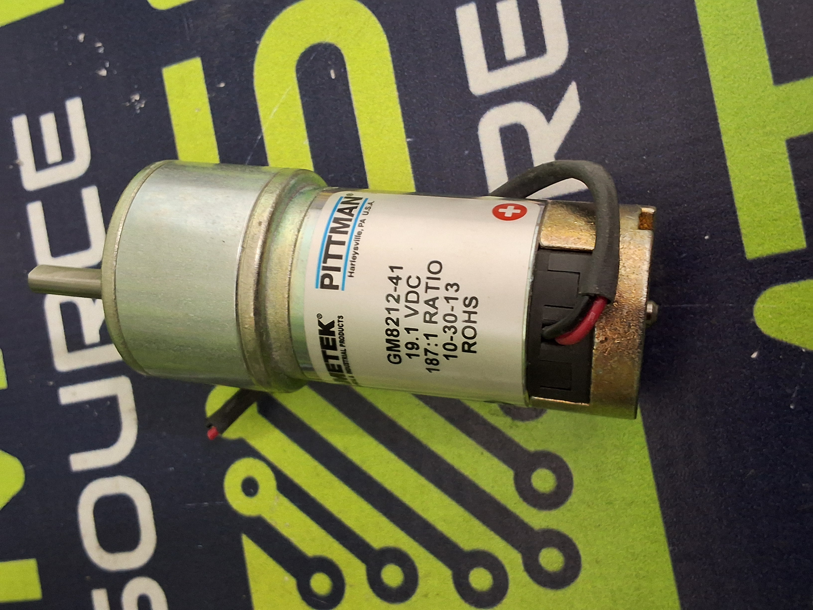 Used AMETEK PITTMAN GM8212-41 GEARMOTOR 19.1VDC 187:1 