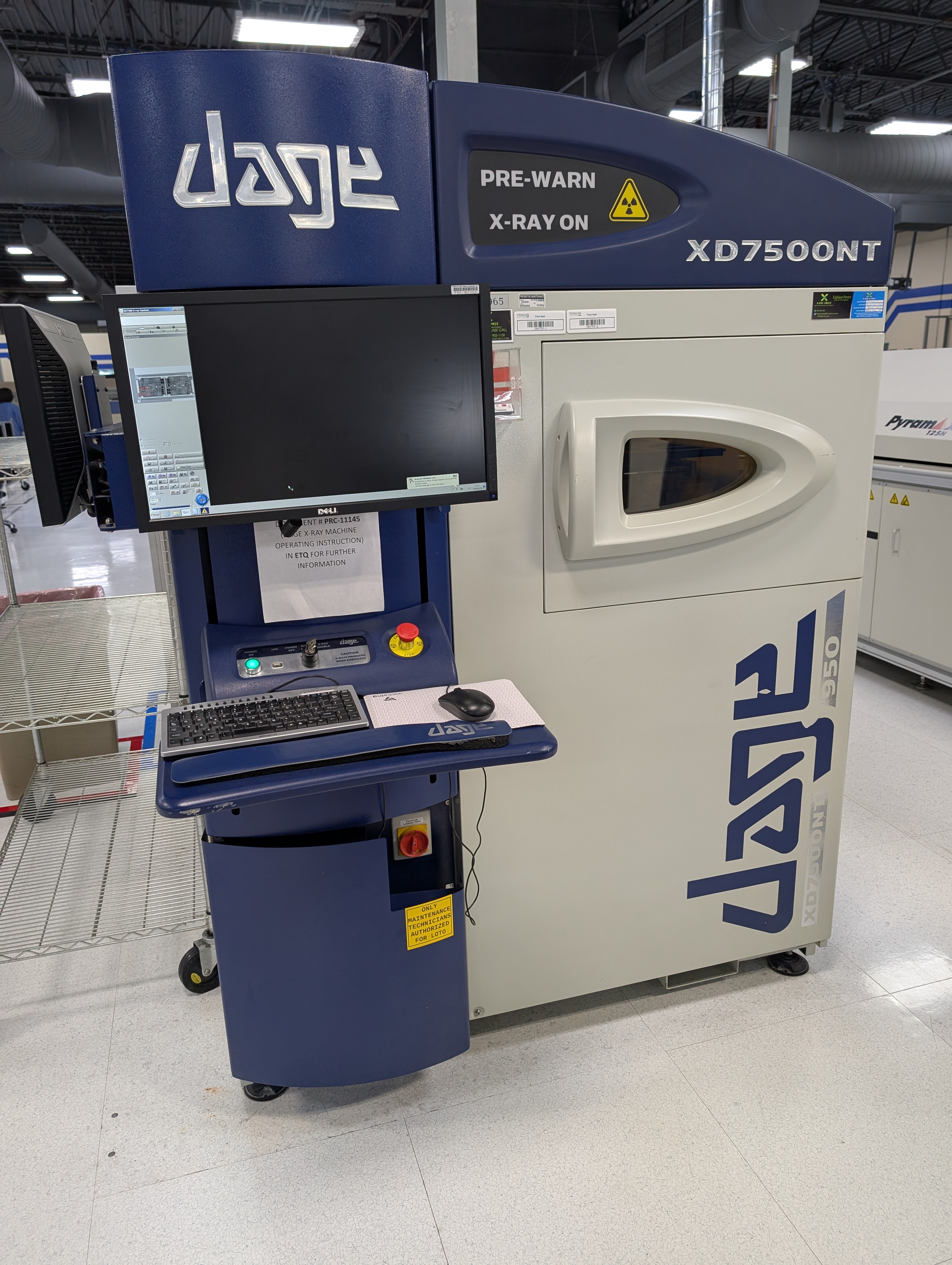Used Dage XD7500VR 950 X-ray Inspection System