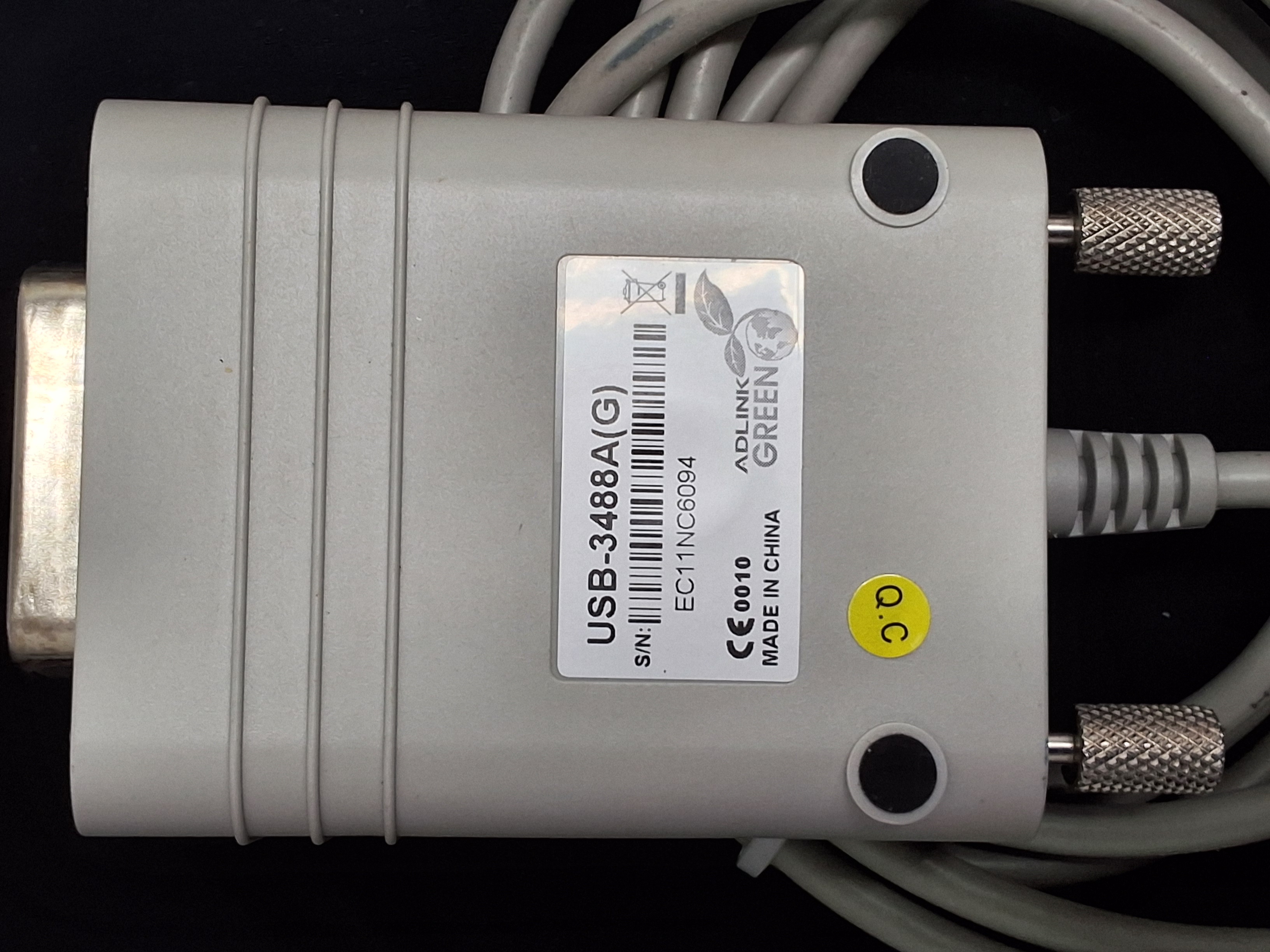 Used THERMOTRON INDUSTRIES IEEE 488 CPU INTERFACE WITH ADLINK USB-3488A USB/GPIB INTERFACE