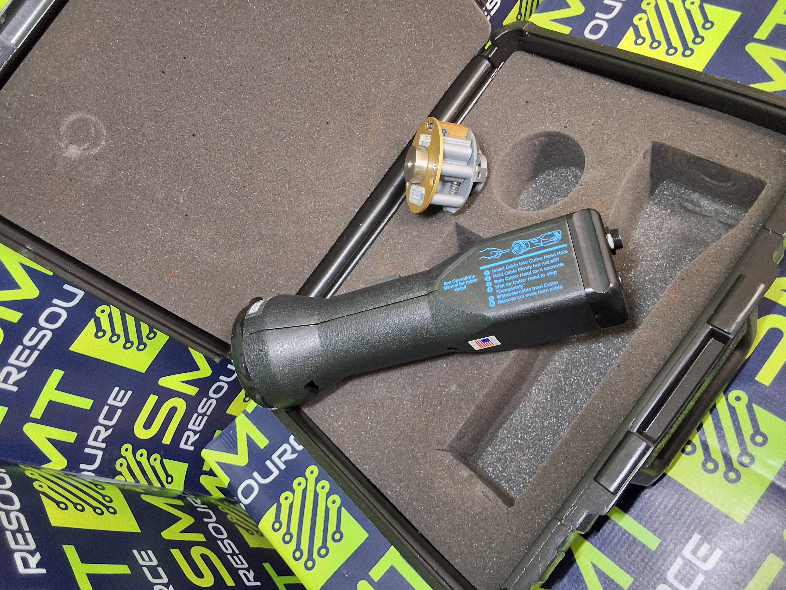 Used COASTEL CABLE TOOLS 726 COAX STRIPPER/WIRE KIT 