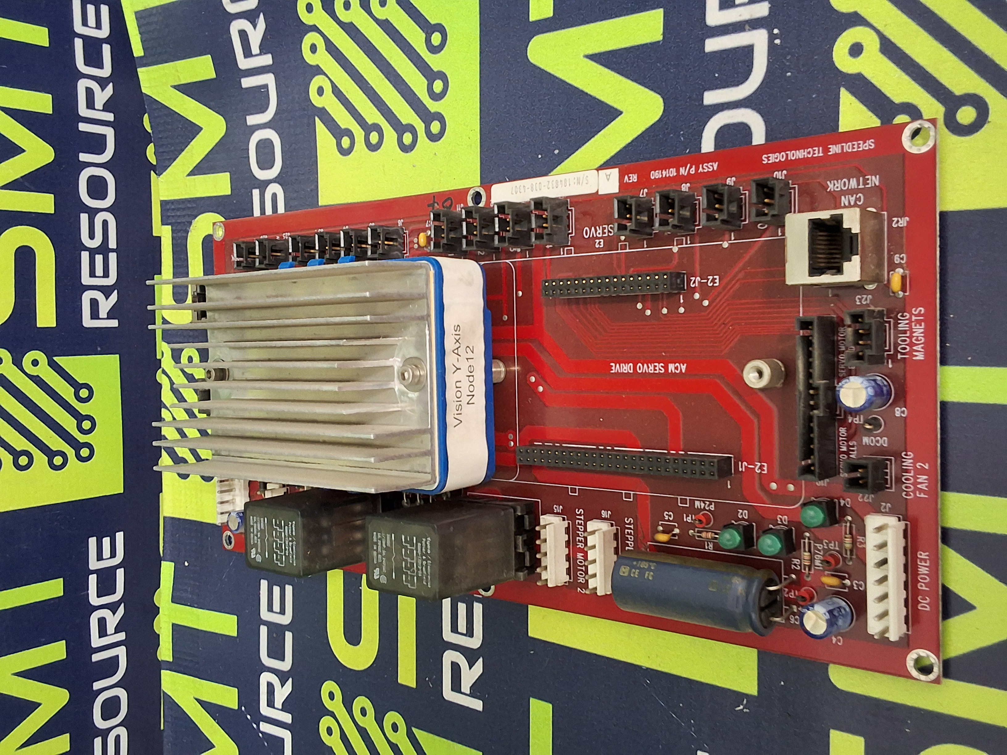 Used SPEEDLINE TECHNOLOGIES 1014190 SERVO DRIVE BOARD