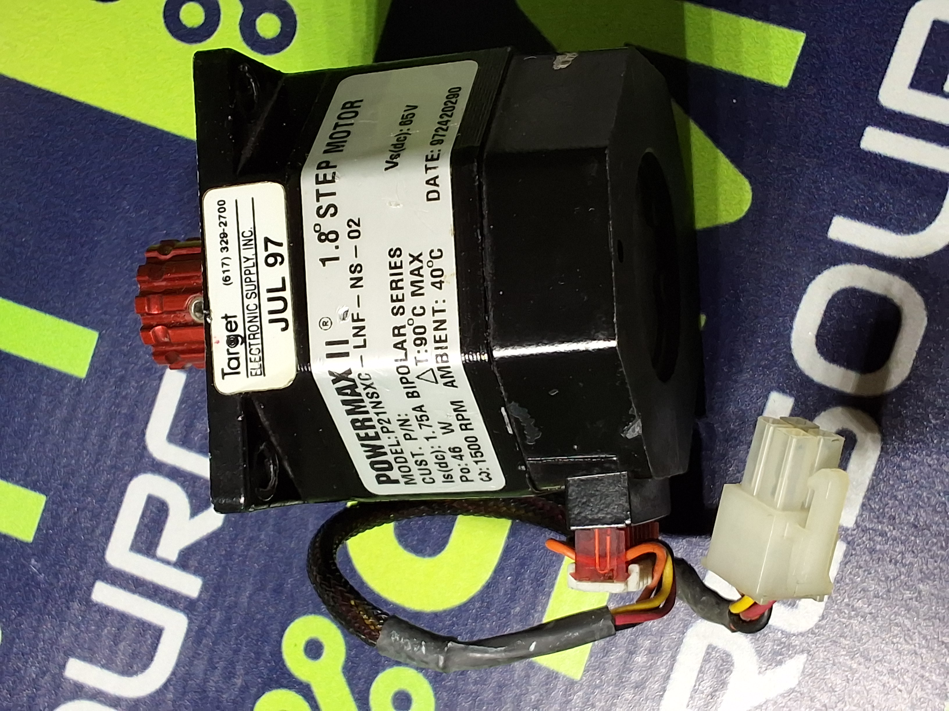 Used POWERMAX II P21NSXC-LNF-NS-02 STEP MOTOR