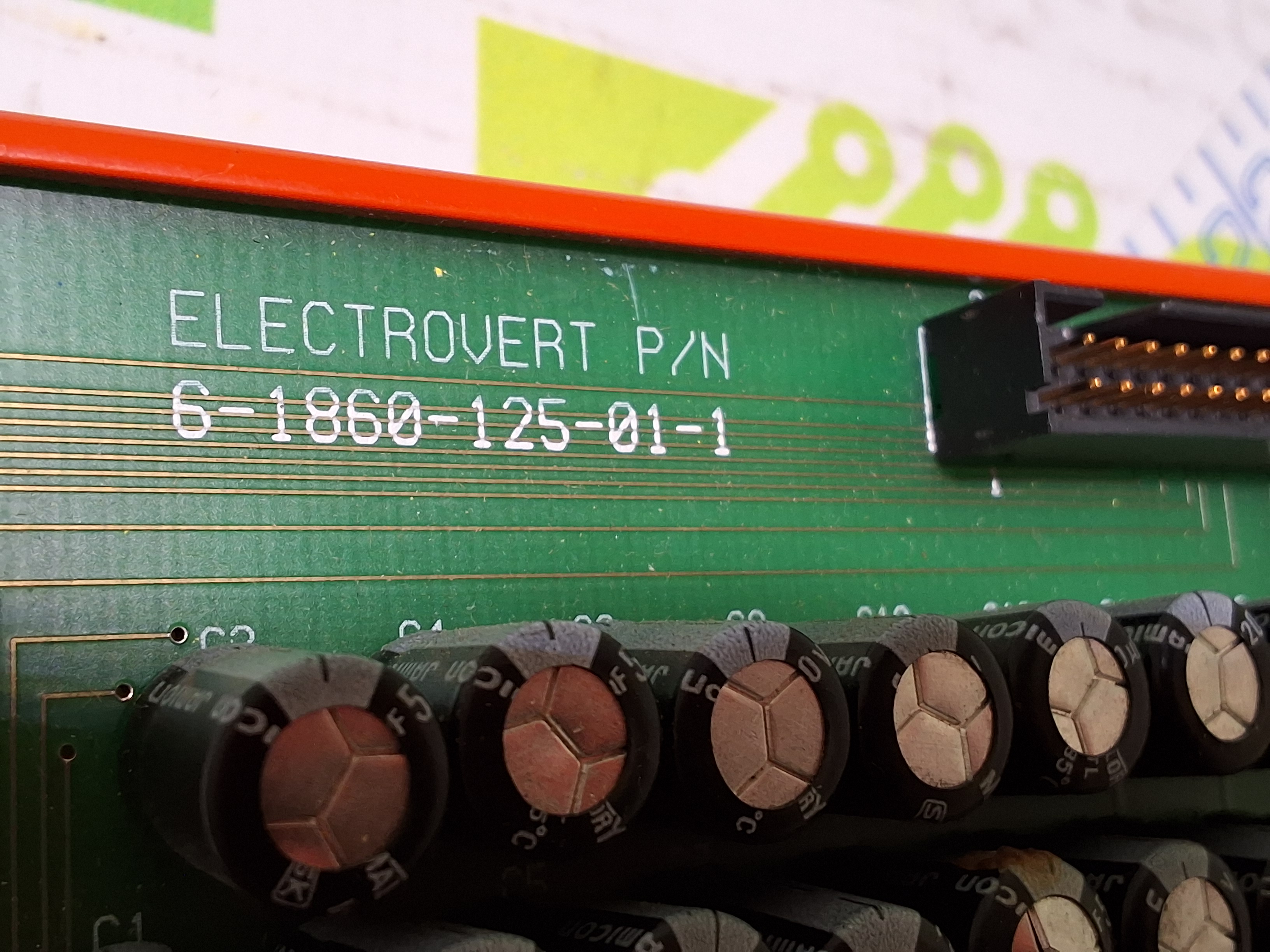 Used ELECTROVERT 6-1860-125-01-1 CIRCUIT BOARD