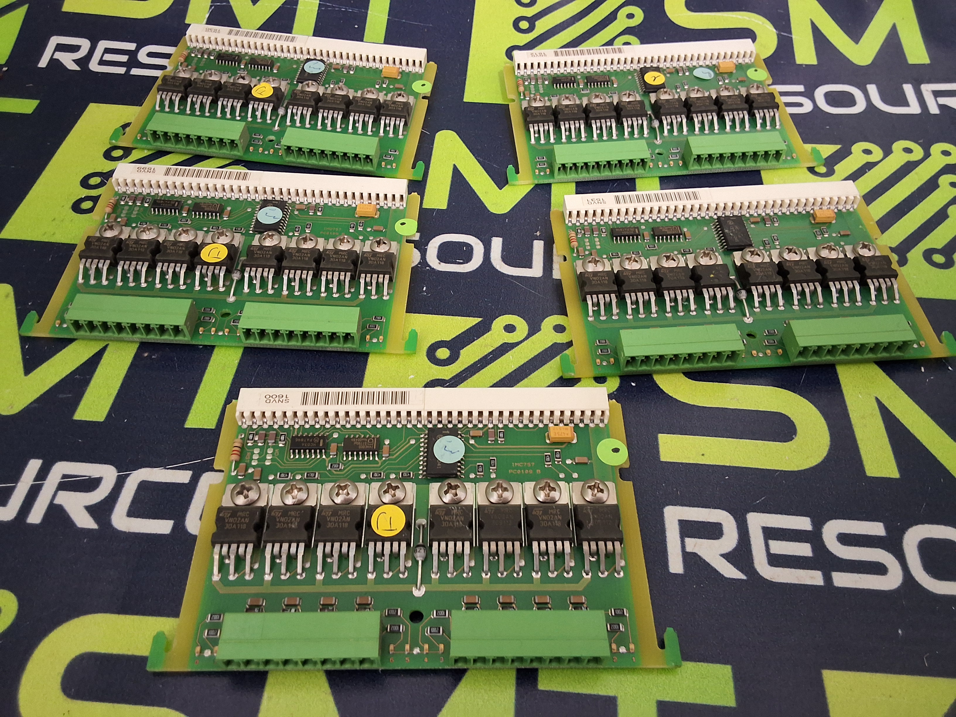 Used VITRONICS IMC757 PC0109B CIRCUIT BOARD