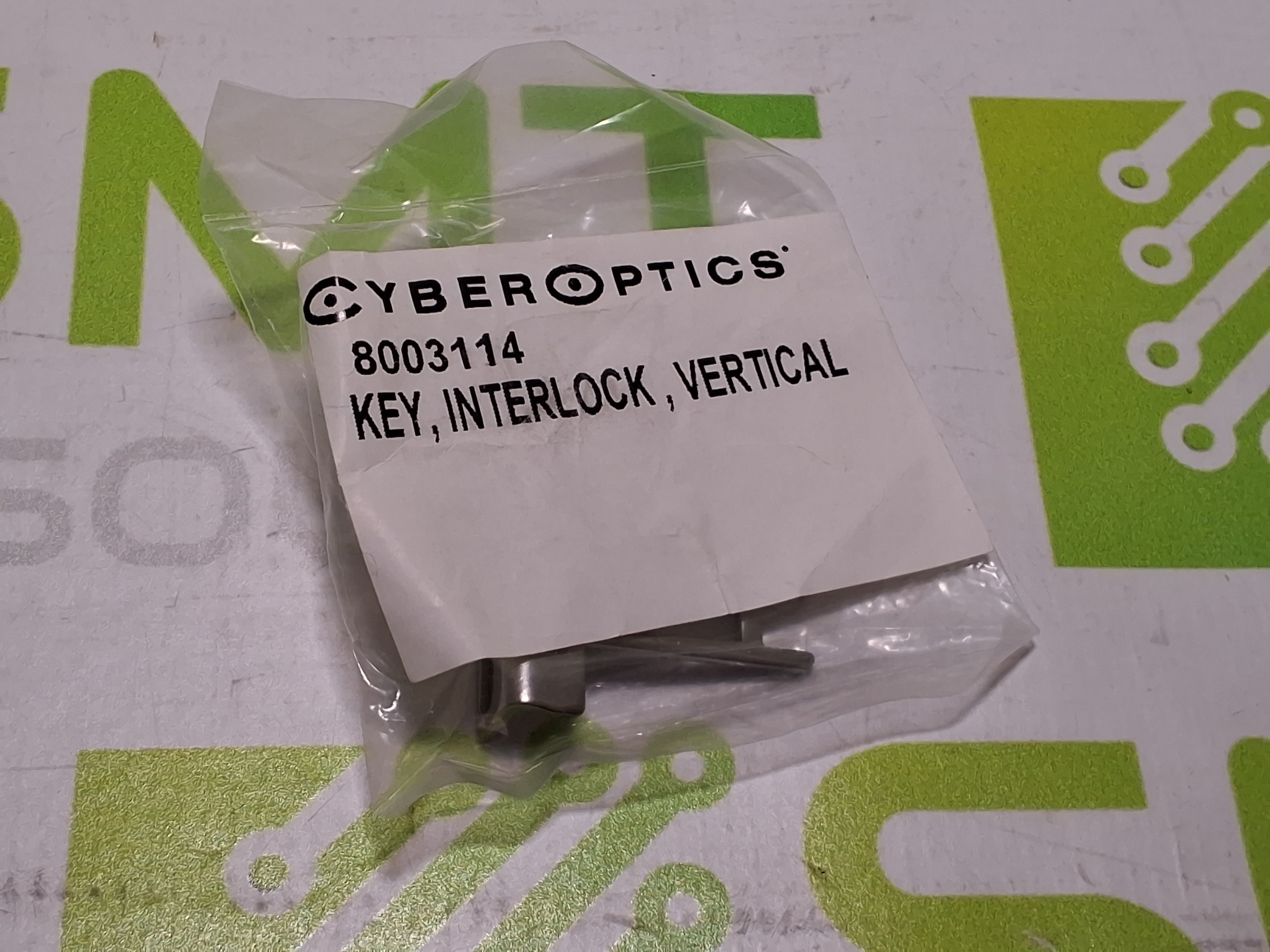 CYBEROPTICS 8003114 VERTICAL INTERLOCK KEY - NEW