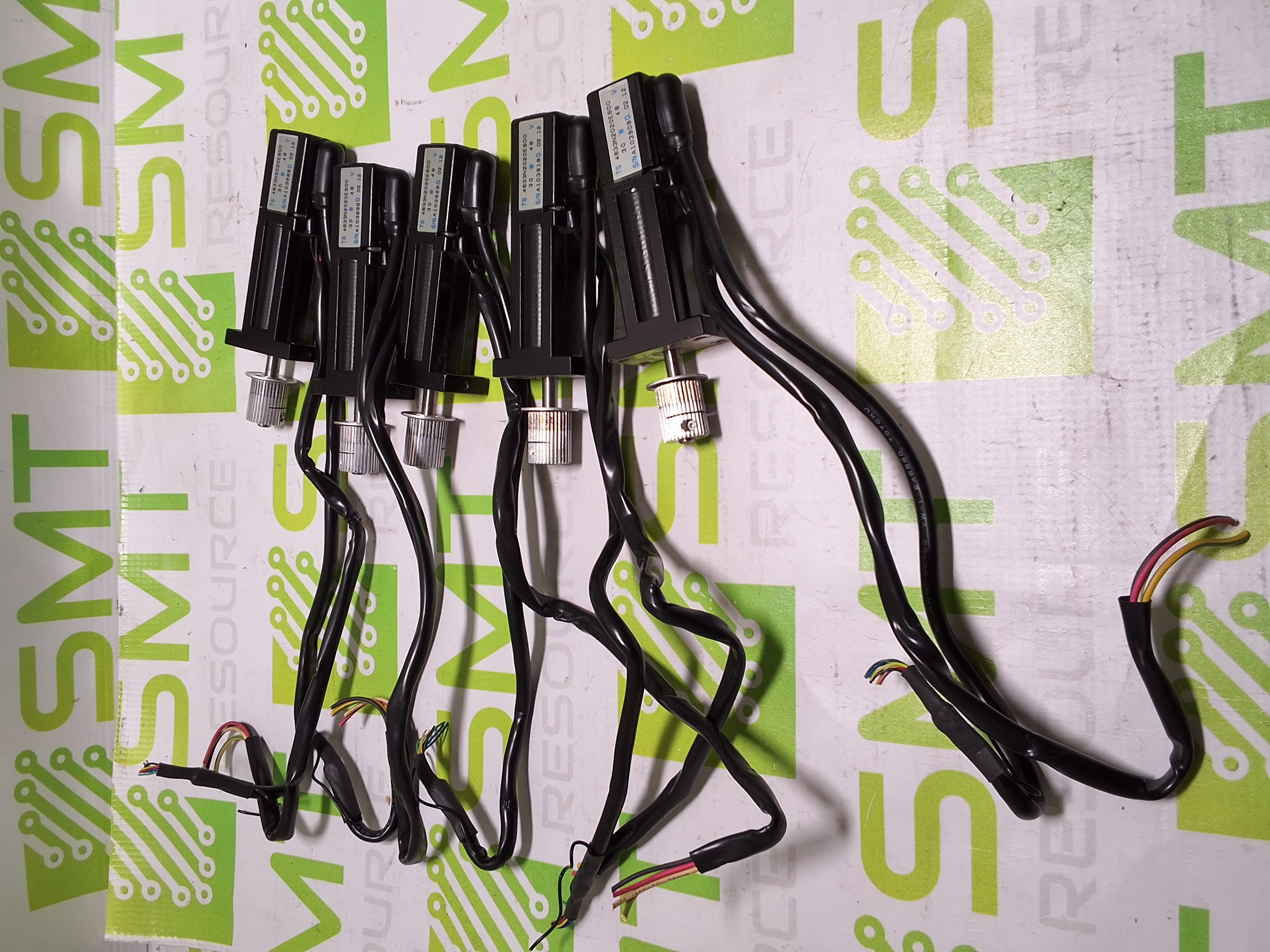 Used TAMAGAWA JUKI 4633N2020E600 SERVO MOTOR 30W 48V