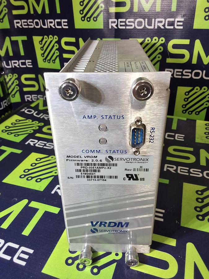 Used SERVOTRONIX PRD-0051AMPz-X2 VRDM AMPLIFIER 51854501