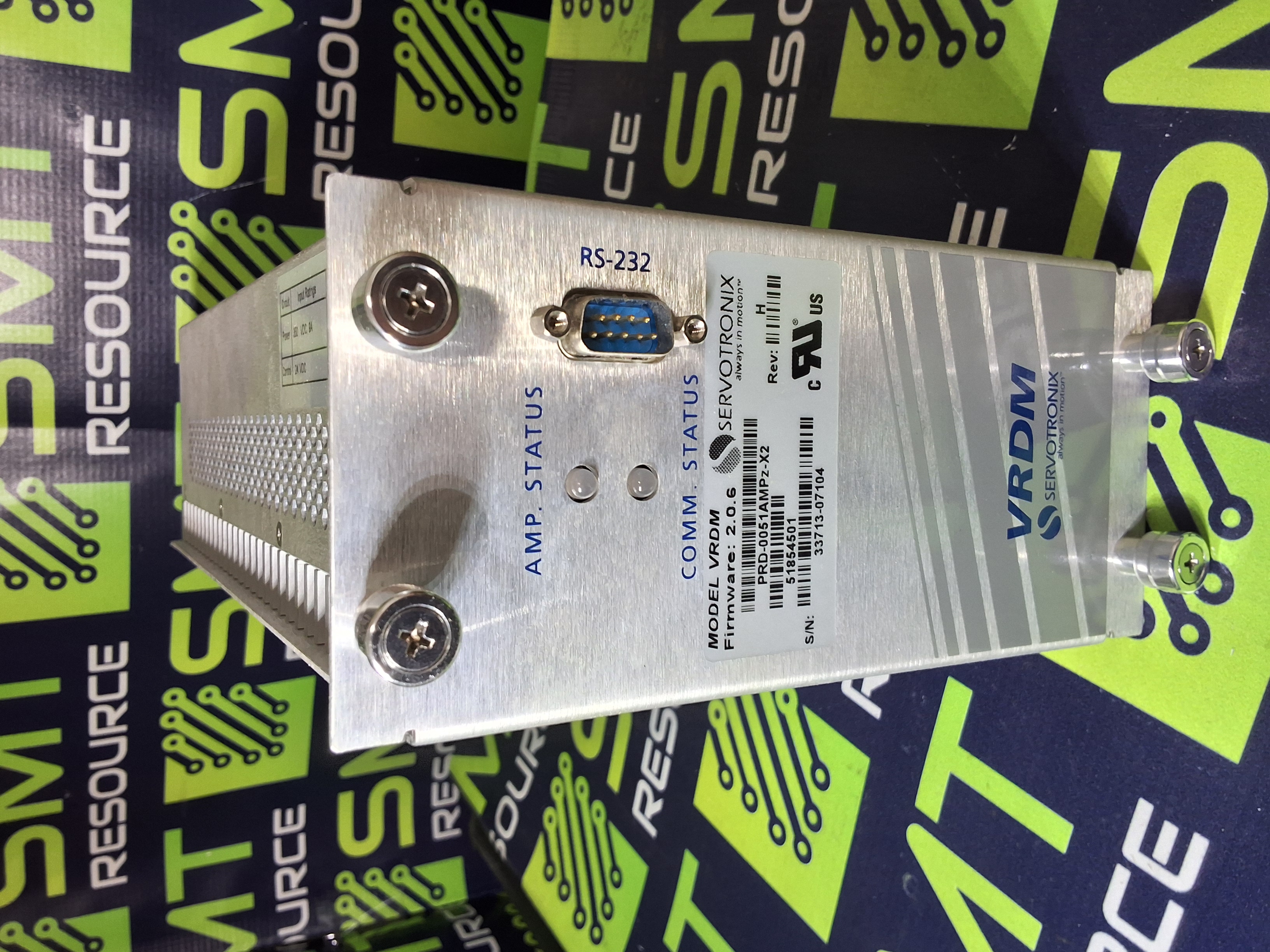 Used SERVOTRONIX PRD-0051AMPz-X2 VRDM AMPLIFIER 51854501