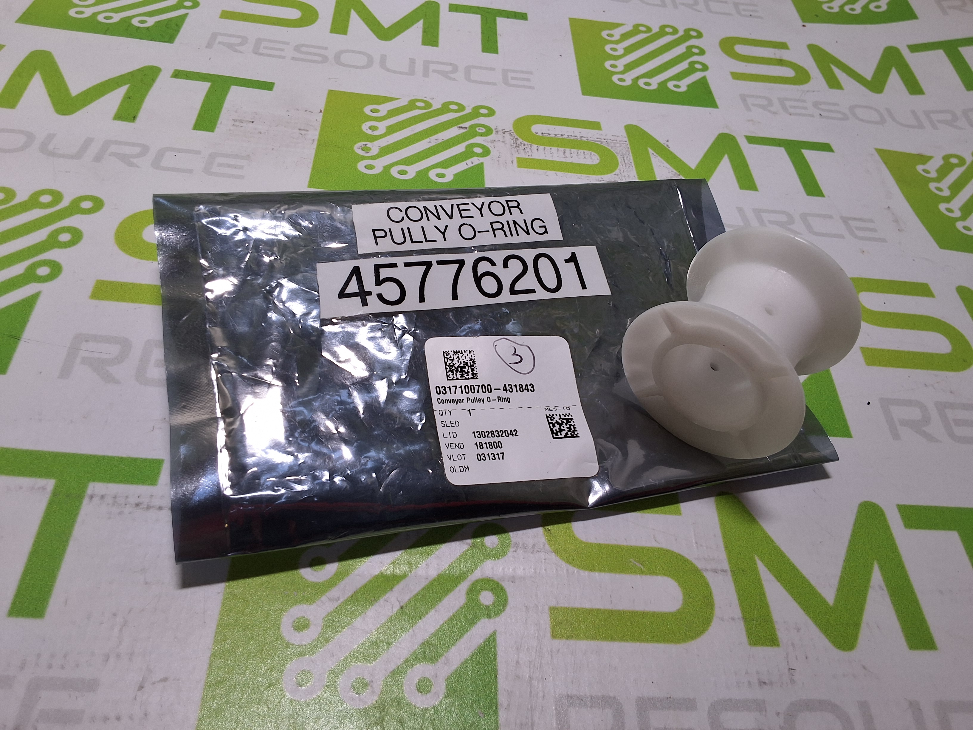 UNIVERSAL INSTRUMENTS 45776201 O-RING PULLEY - NEW