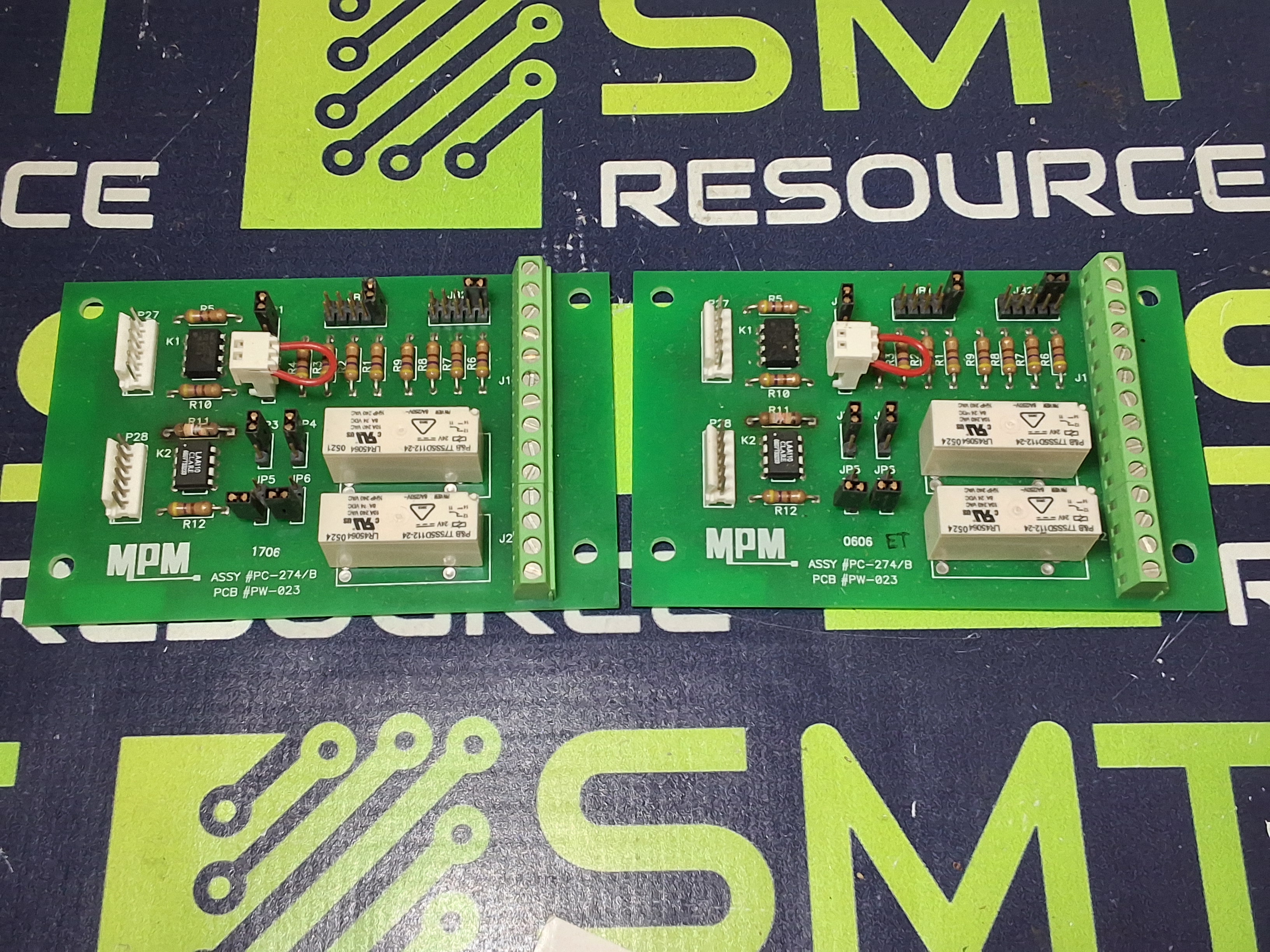 Used MPM PC-274 SPEEDLINE I/O CIRCUIT BOARD